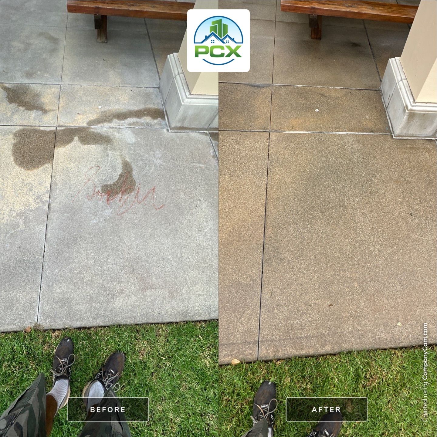 Keeping Common Area Clean - Lipstick Stains on Concrete Kissed Goodbye by Property Cleaning Experts, LLC