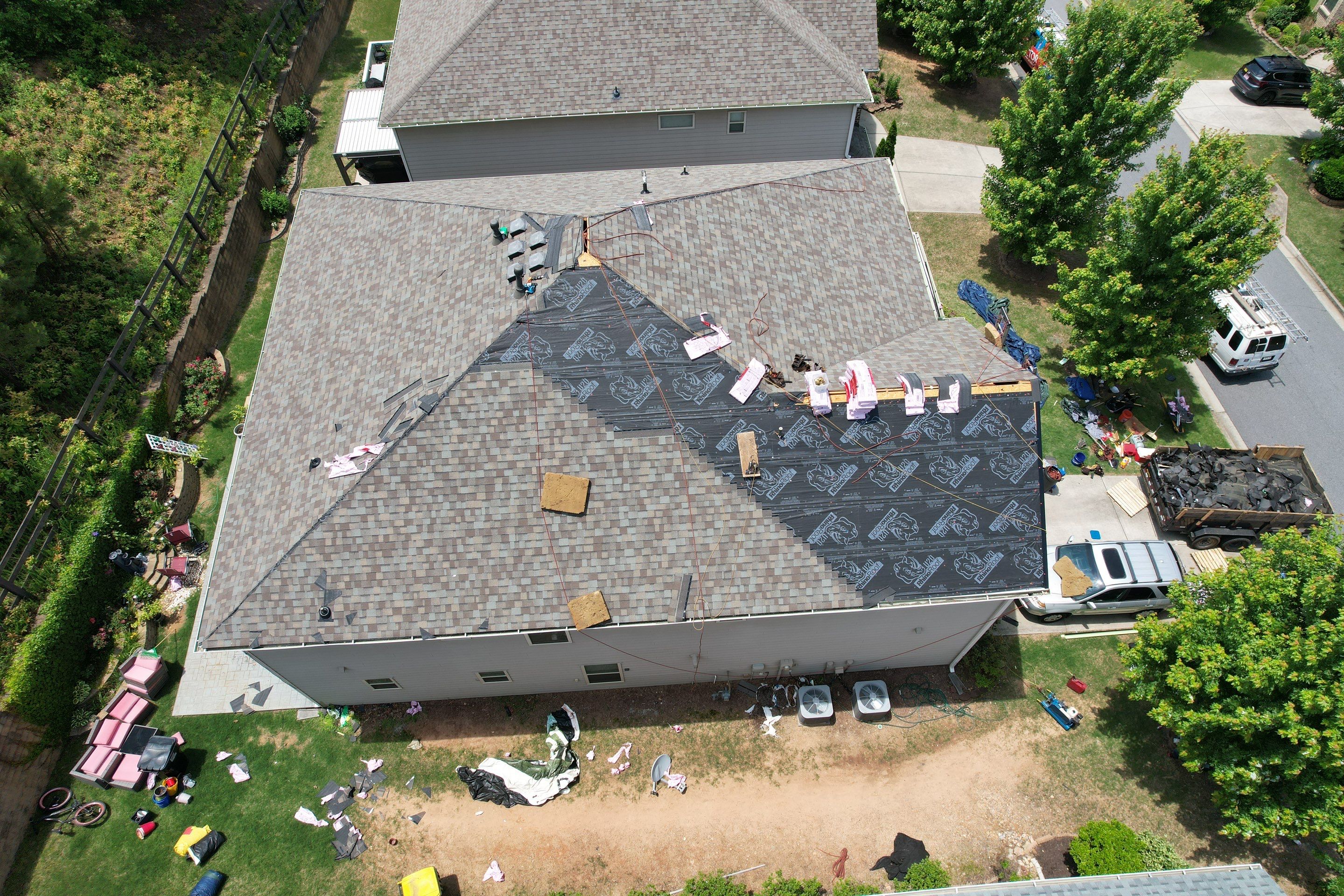 Residential Roofing Installation using Owens Corning by Inspector Roofing and Restoration