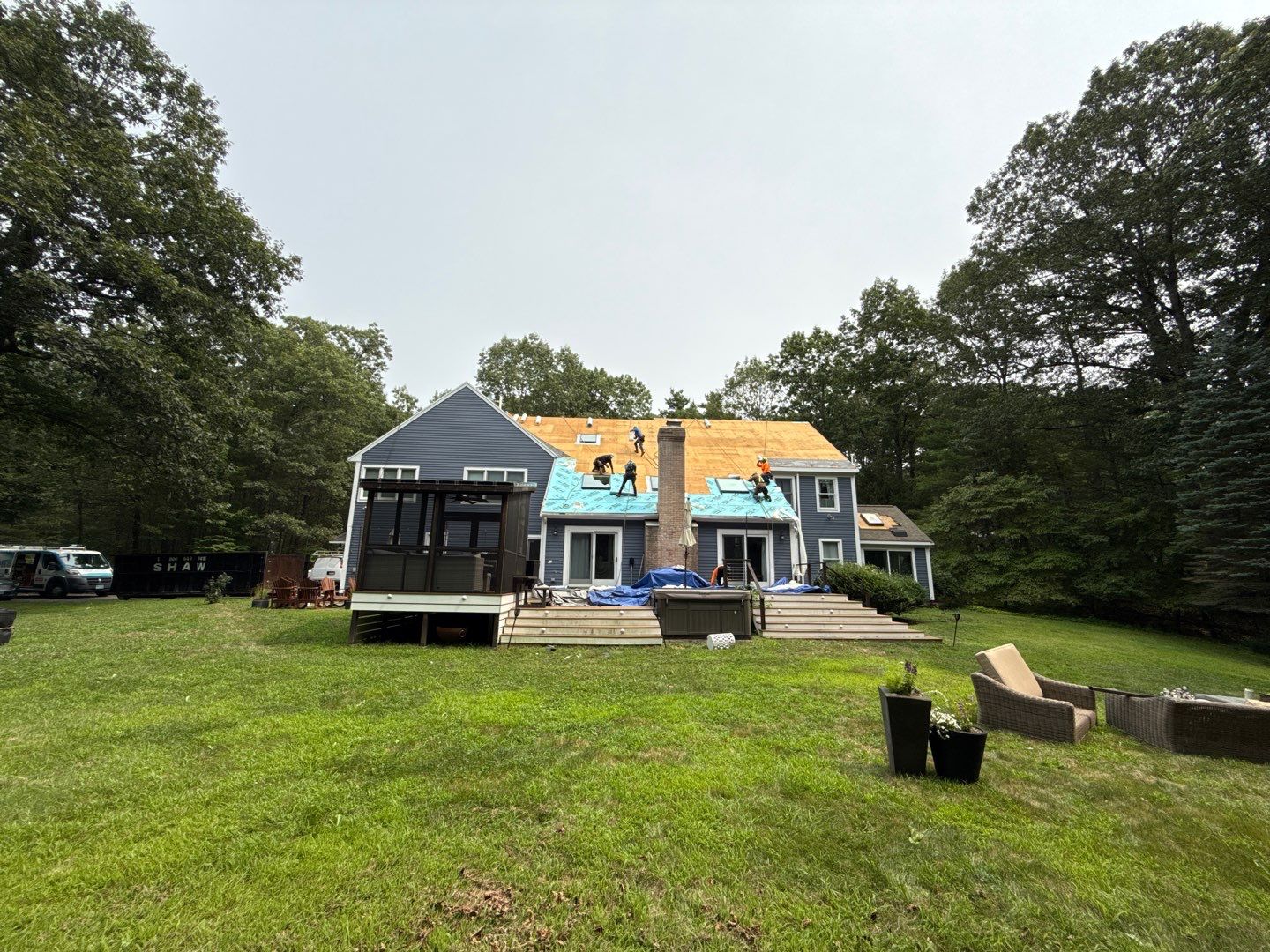 Solar-Ready Roof Replacement with GAF Pewter Gray Shingles & VELUX Skylights by Sensible Home Solutions