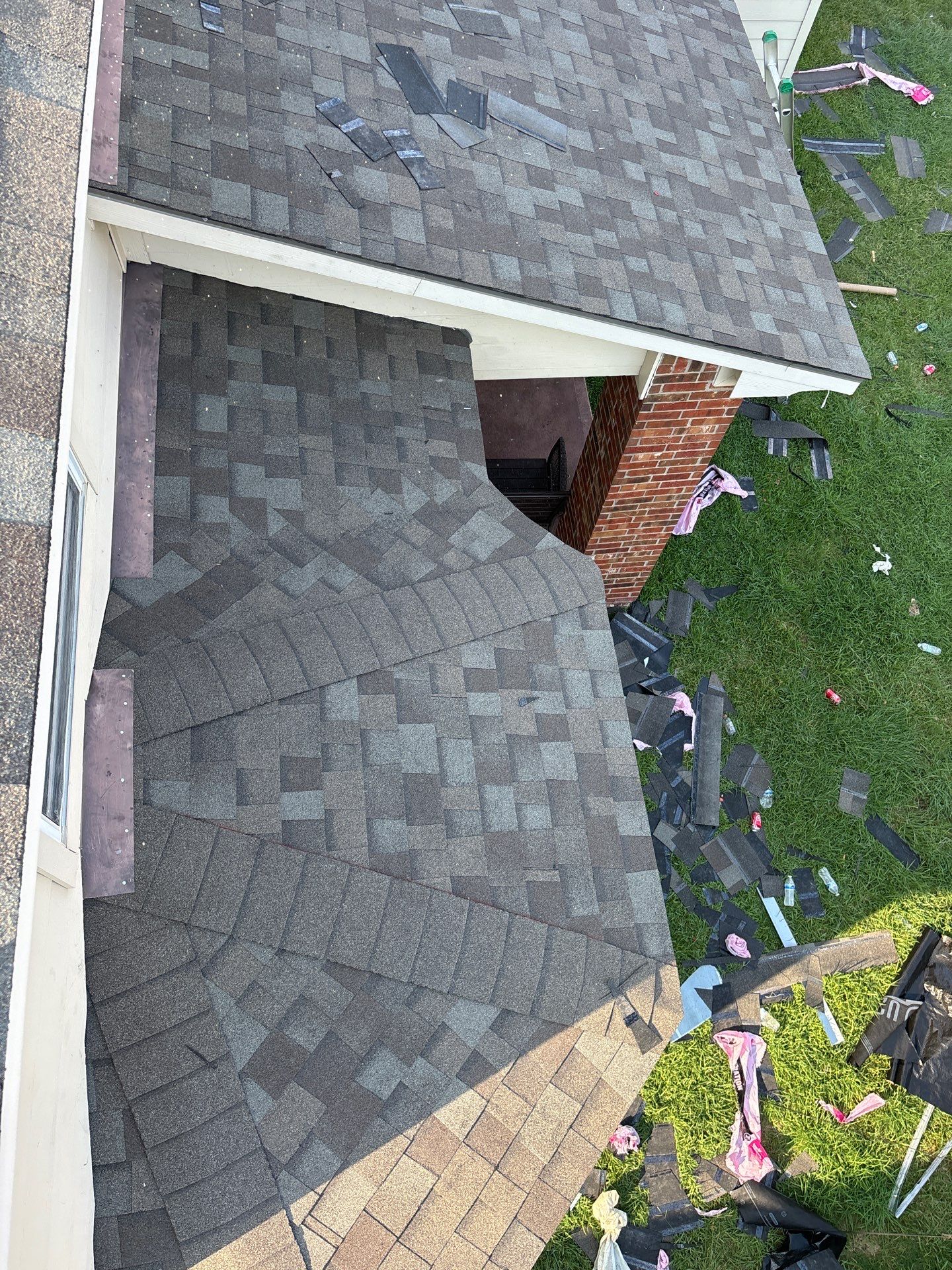 Residential Roofing Installation using Owen's Corning Duration (Lifetime) Shingles by Roof Repair Company