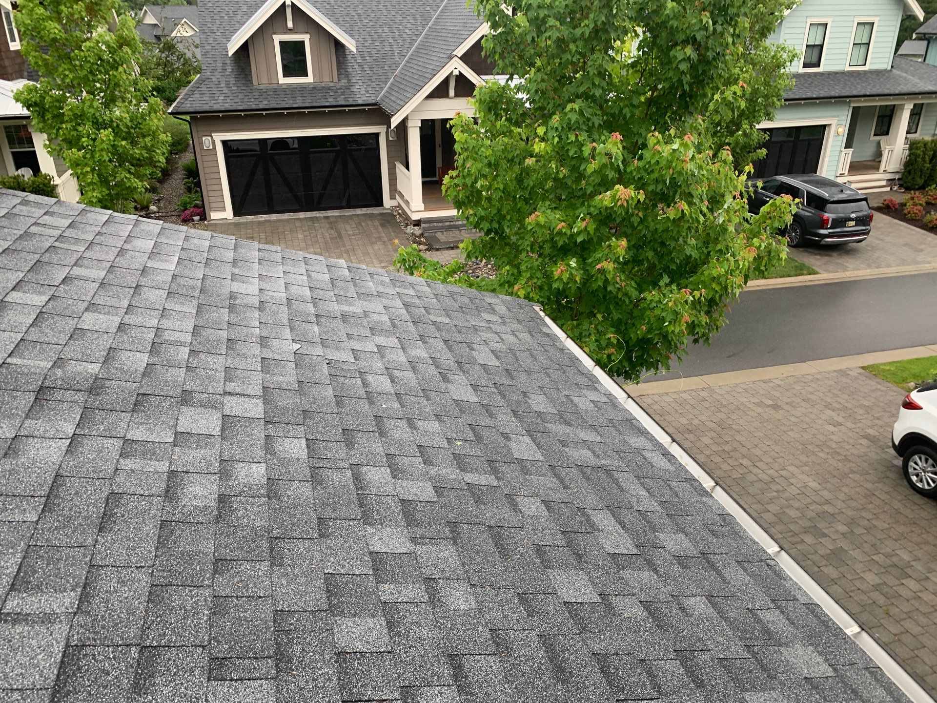 Residential Reroof Shingle - Pewter Grey by Top Notch Roofing Inc