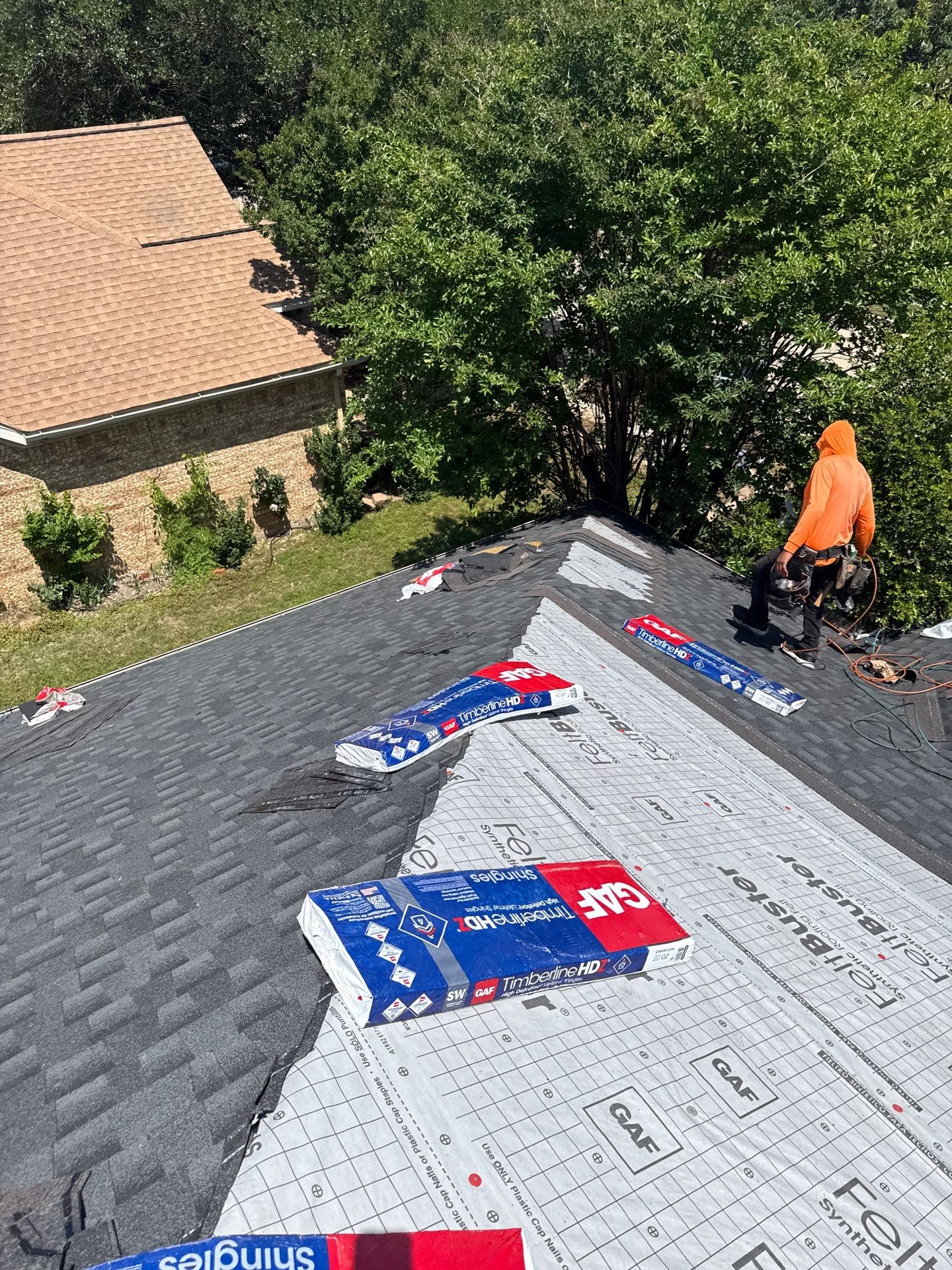 Project in Lewisville  by Zeus Exteriors