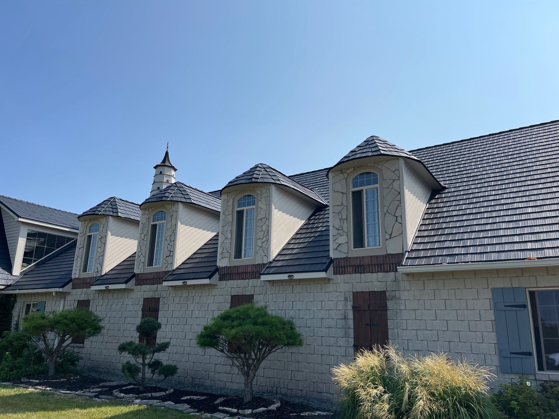 Burnished Slate Metal Shake Roof Installation – Bowling Green, OH by 4Ever Metal Roofing