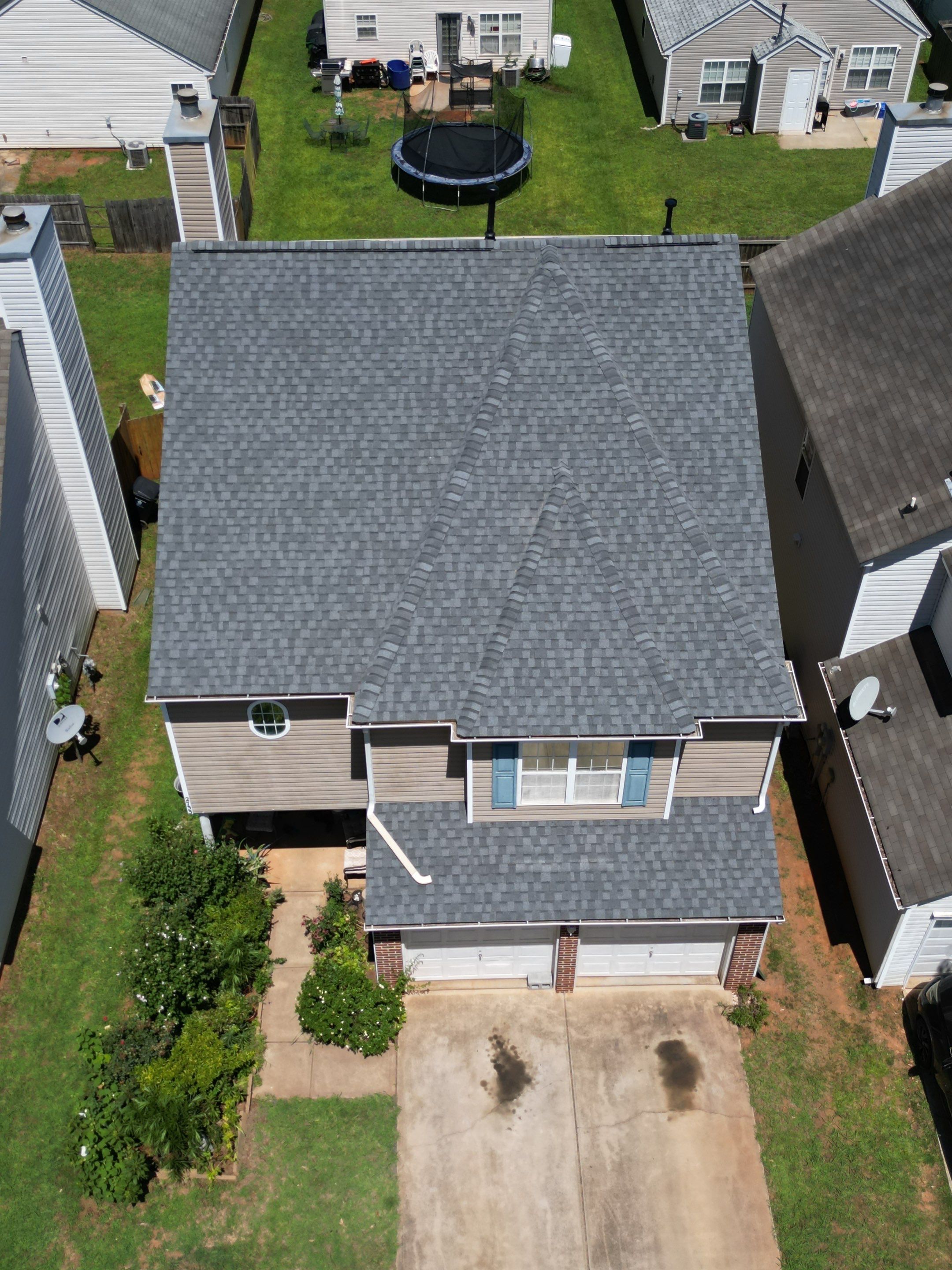 Roof replacement by hail and wind damage by Just Brilliant Restoration JBR