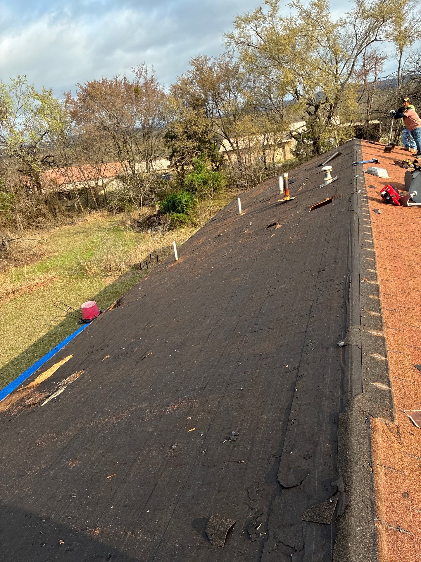 Roof replacement by In & Out Construction & Remodeling, LLC