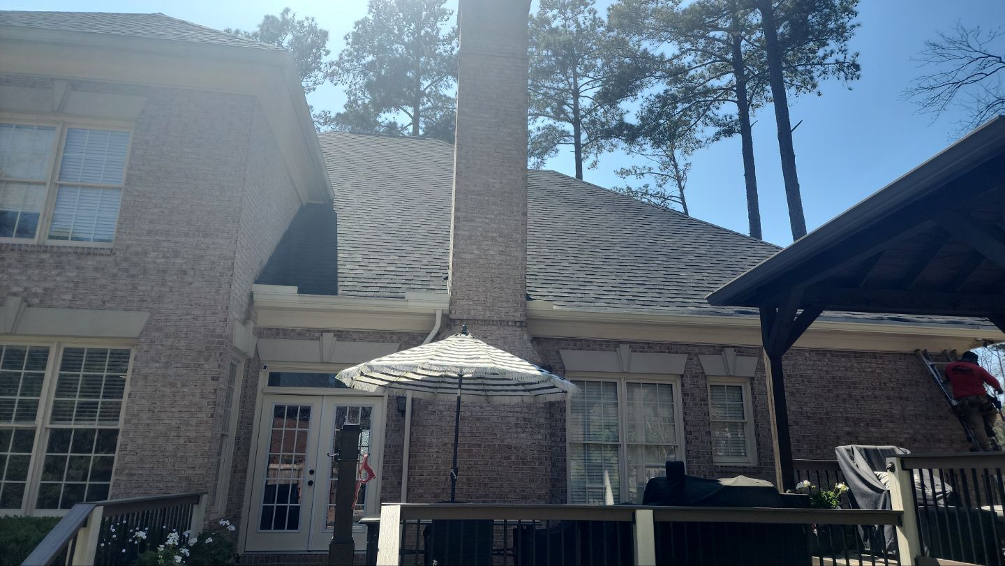 Roof Repair with PermaBoots, Gutter Installation, Cleaning, using 6" Seamless Gutters and Leaf Filter Guards by Indigo State Roofing