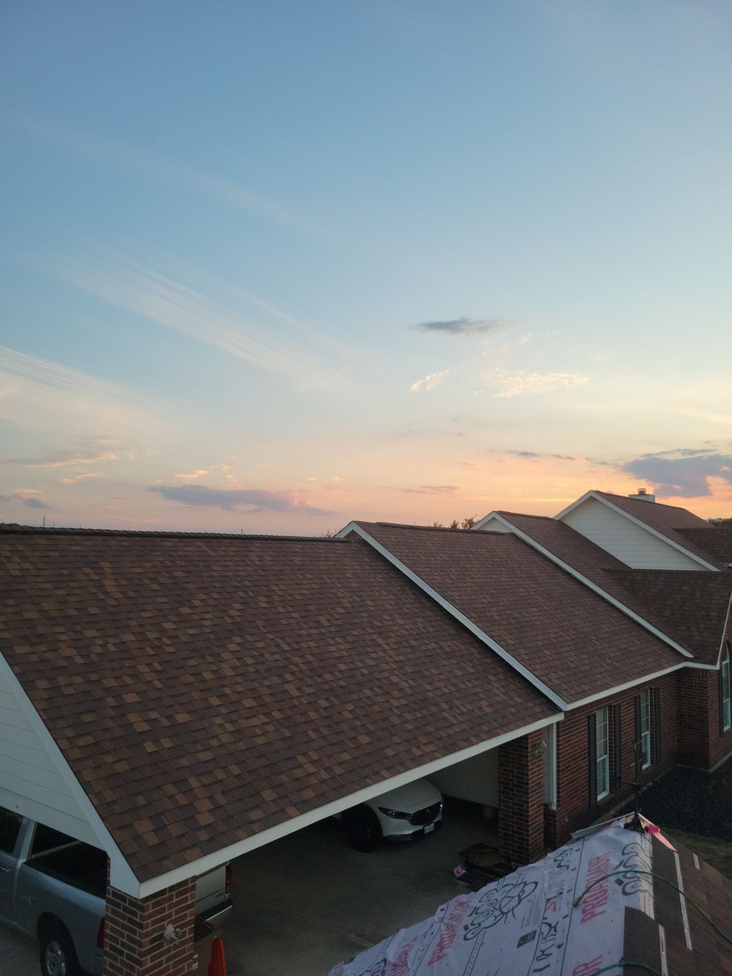Architectural Shingle Roof Replacement for San Antonio Brick Home by Heaven Sent Roofing, LLC