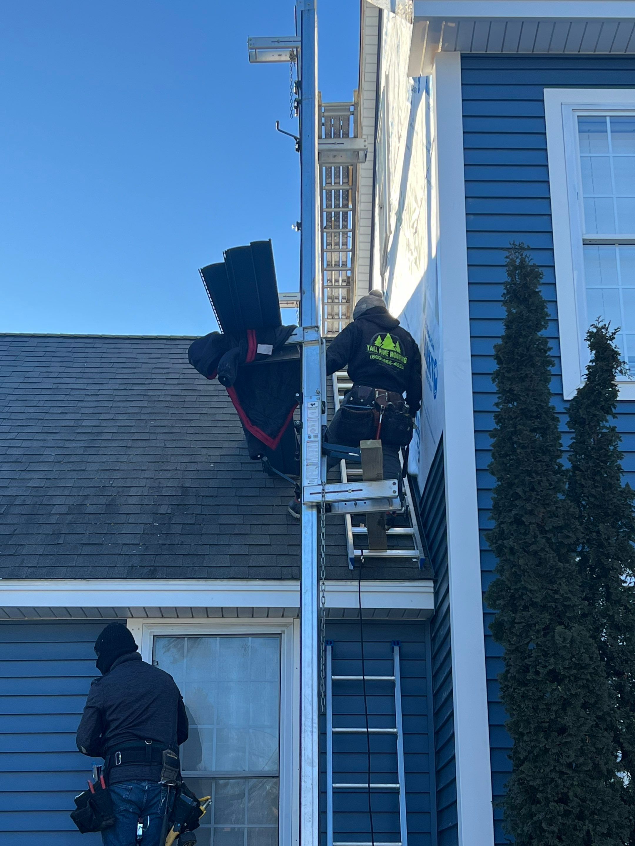 Exterior Transformation in Portsmouth New Hampshire by Tall pine roofing