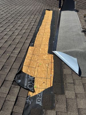 Targeted Roof Repair to Resolve Sliding Door Leak in Leland