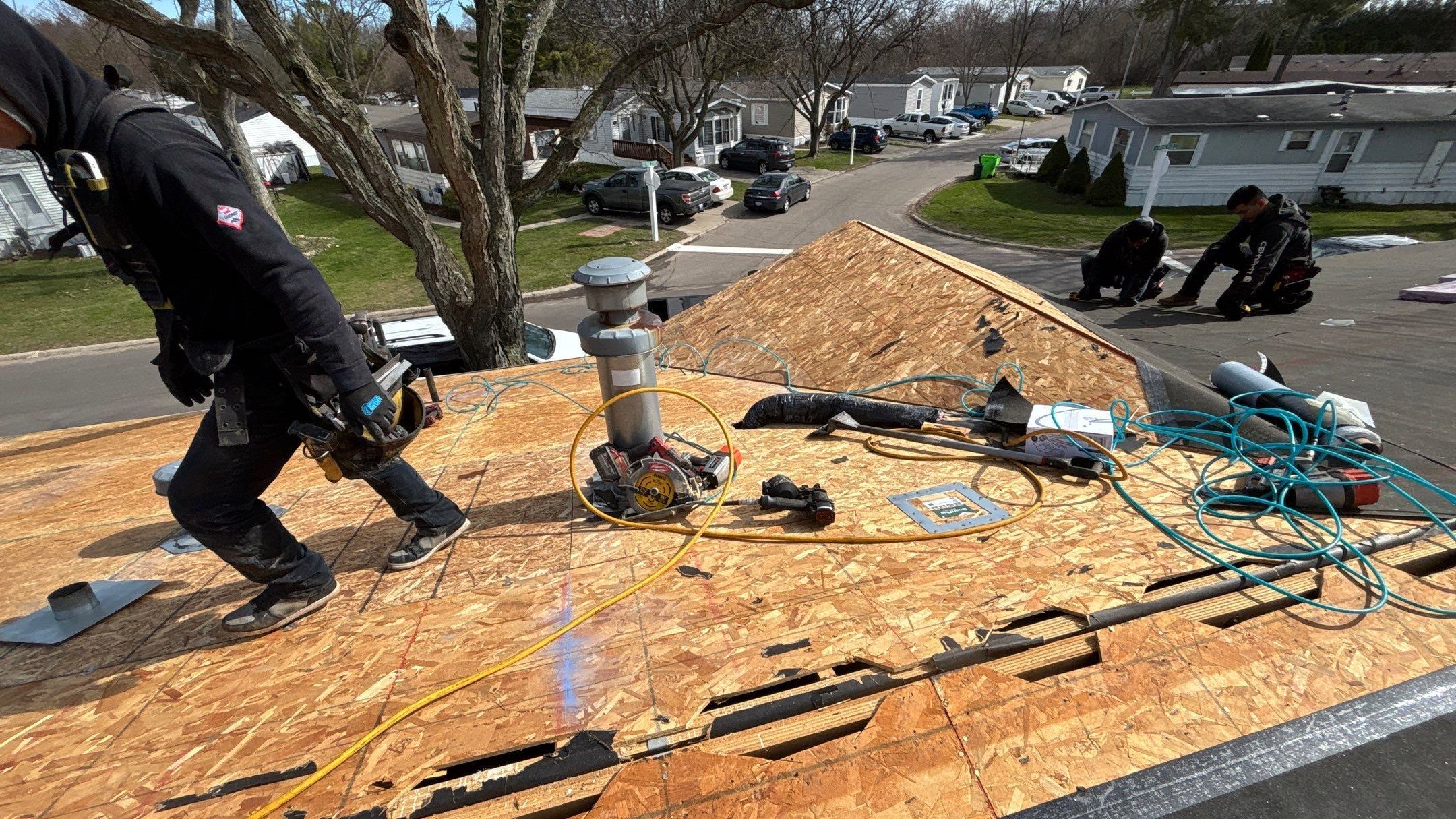 Roof Replacement using Owens Corning Sierra Gray by 180 Contractors