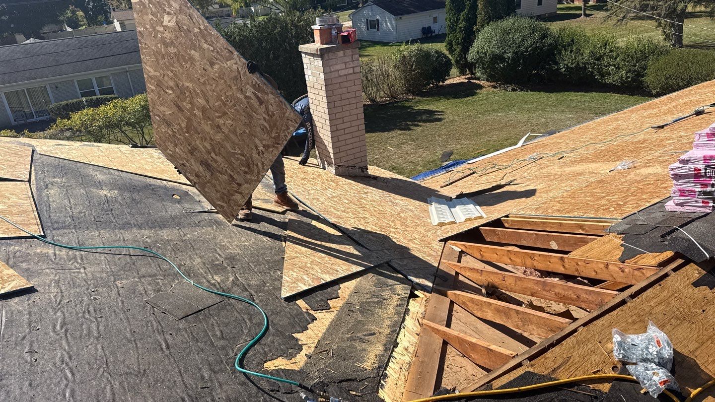 Roof Replacement using Owens Corning Williamsburg Grey by 180 Contractors