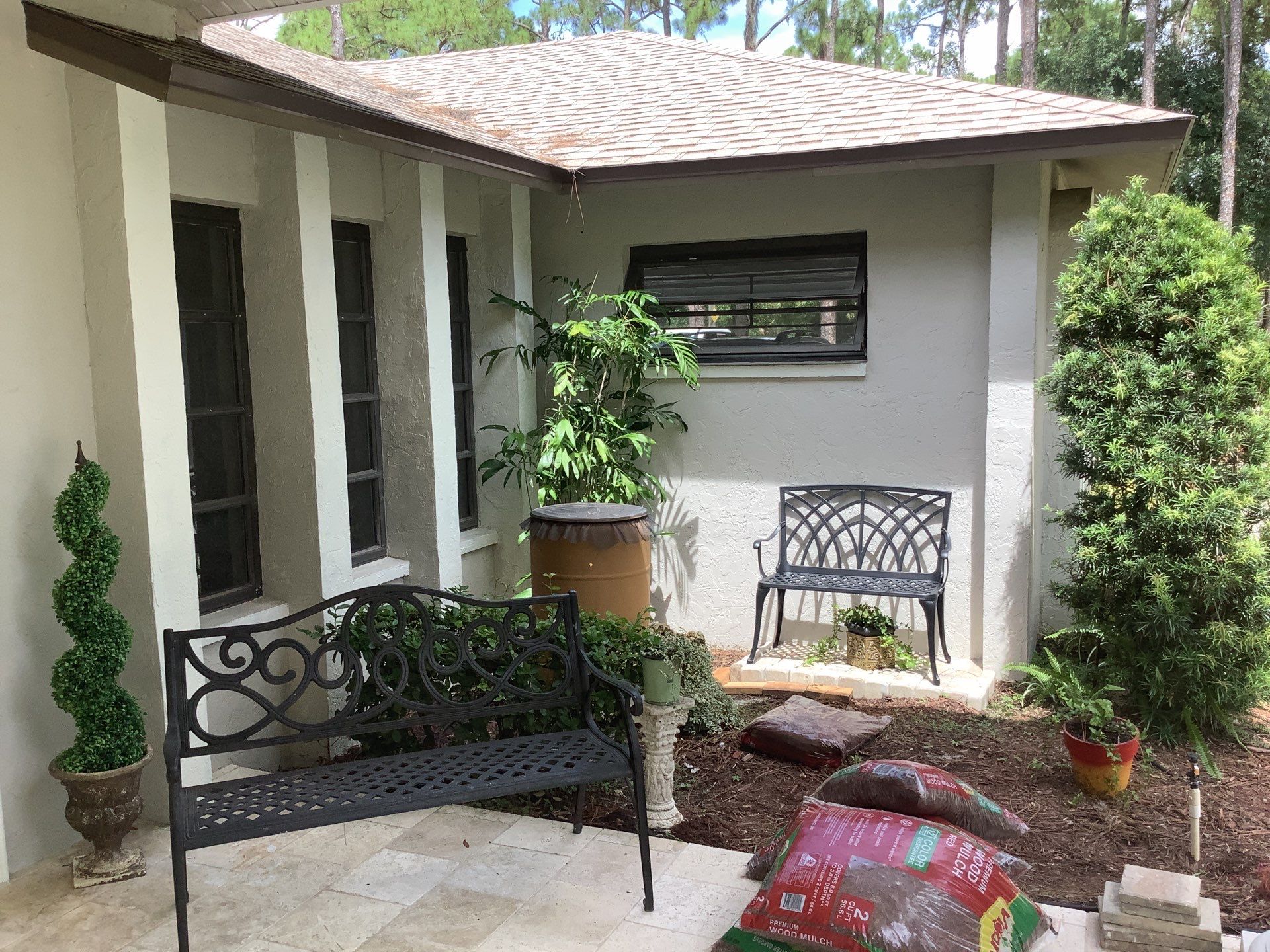 Black K-Style Gutters in Alva FL by Gutter Professors