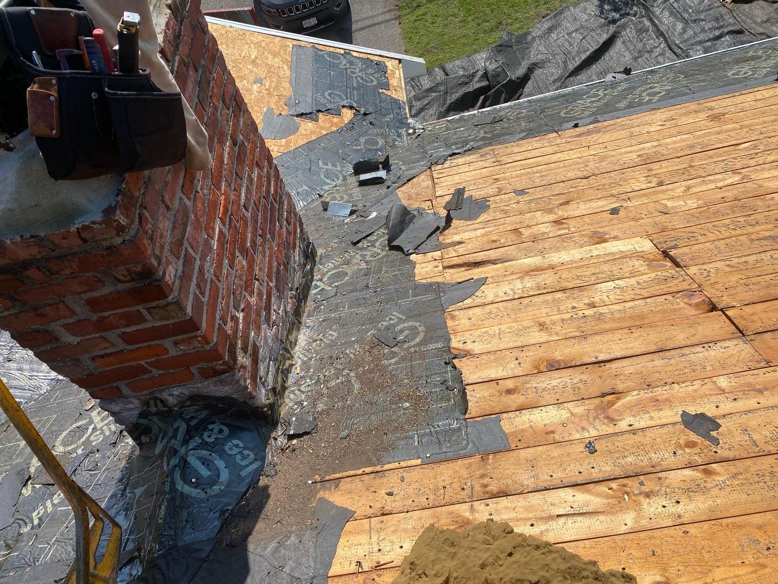 Full Roof Replacement & Chimney Repair – Onyx Black, MA by Mighty Dog Roofing of Greater Middlesex County