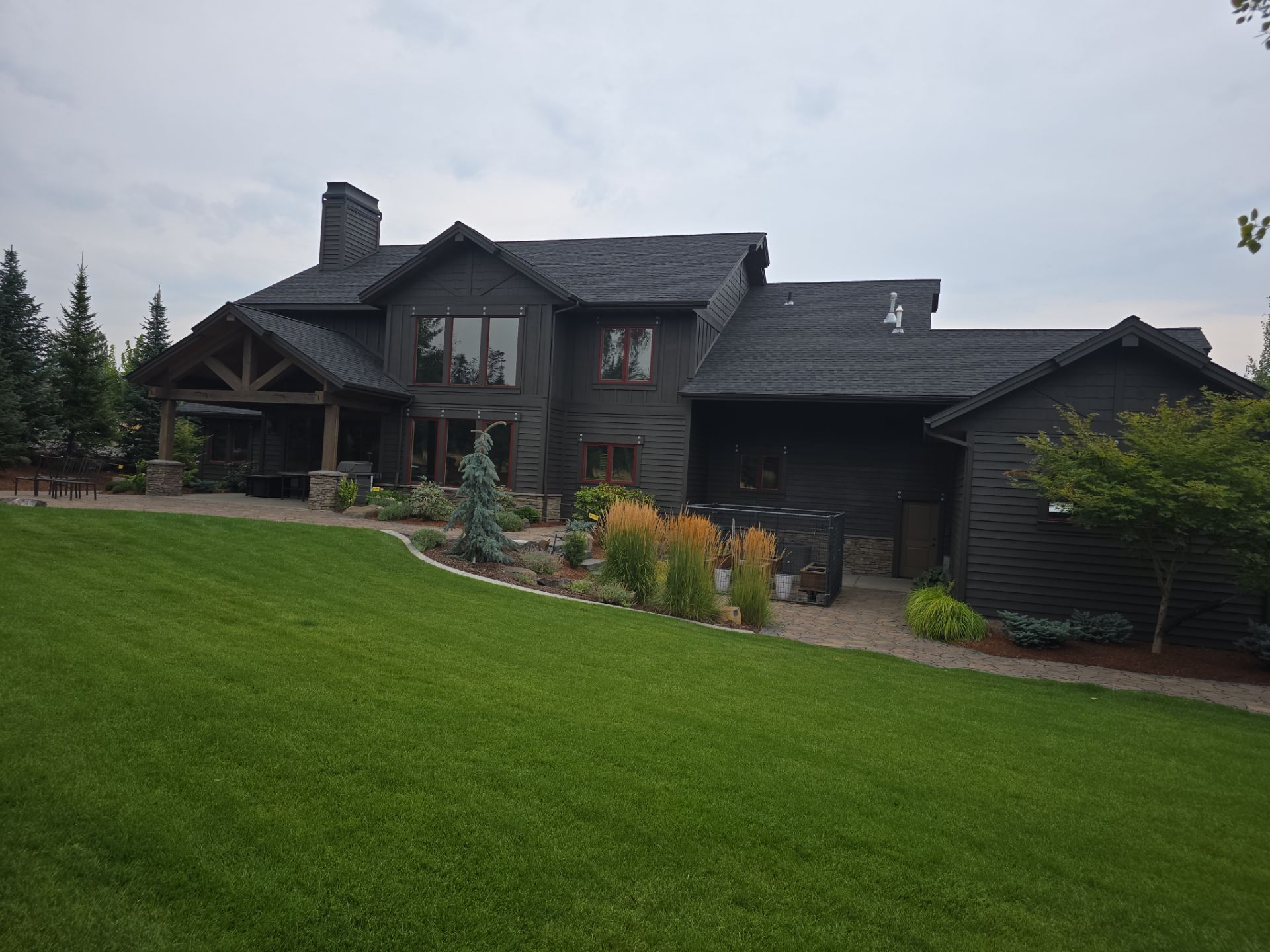 The Falls-Hayden Lake by Coeur D Alene Painting Group