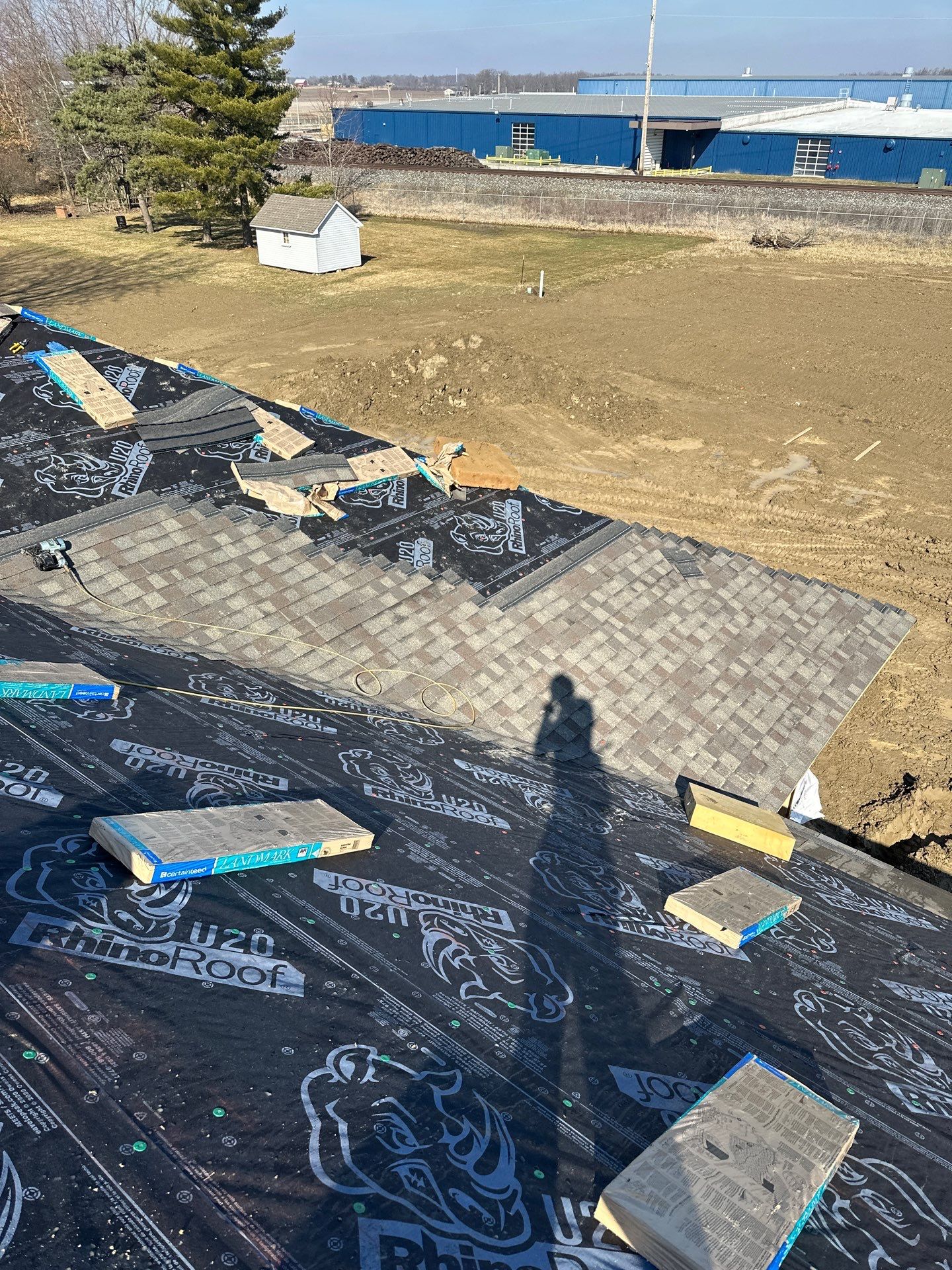 Residential Roofing Installation using CertainTeed Landmark Weathered Wood by Nitro Roofing and Construction