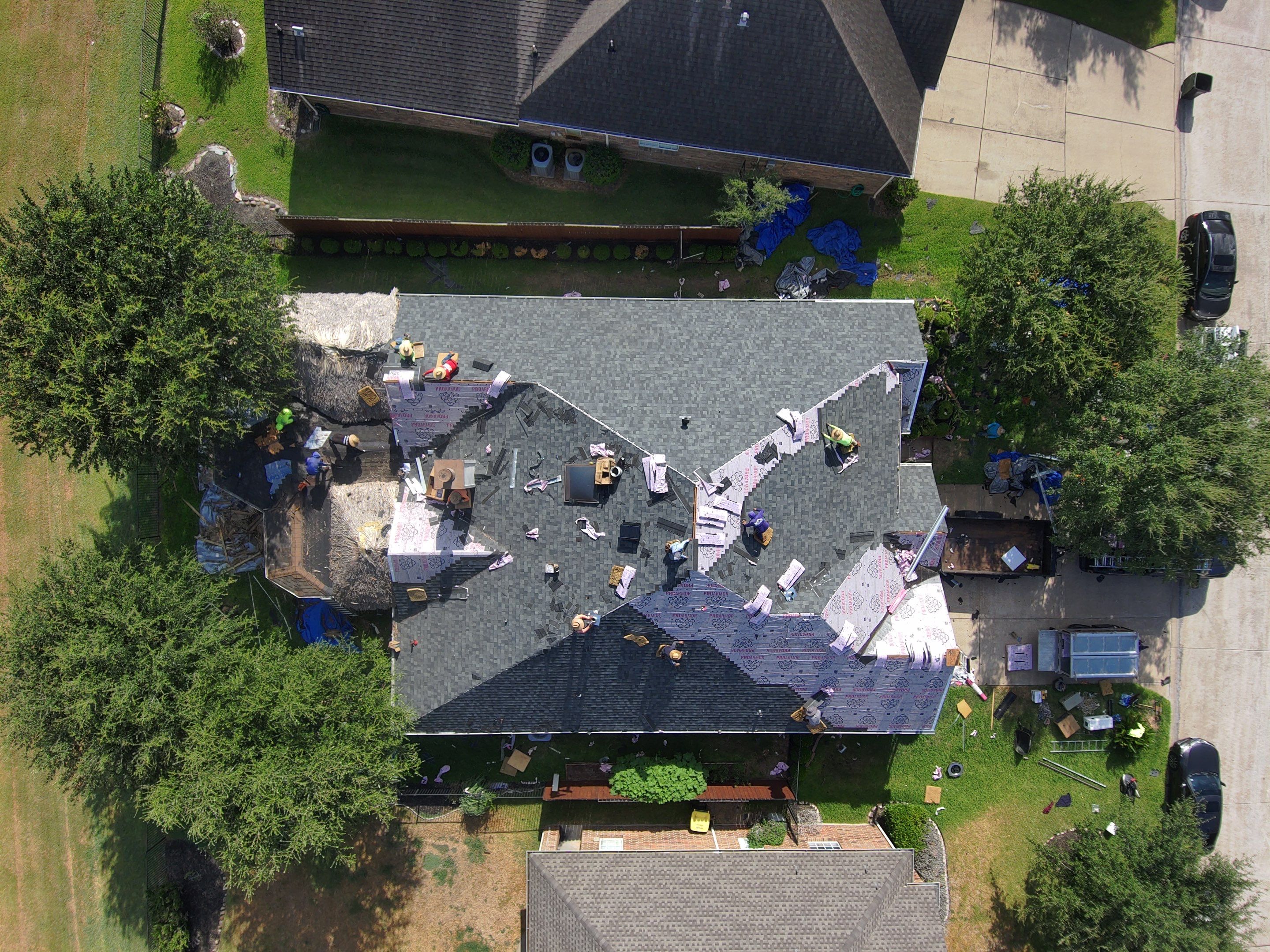 Residential Roofing Installation using Owen's Corning Duration (Lifetime) Shingles by Roof Repair Company