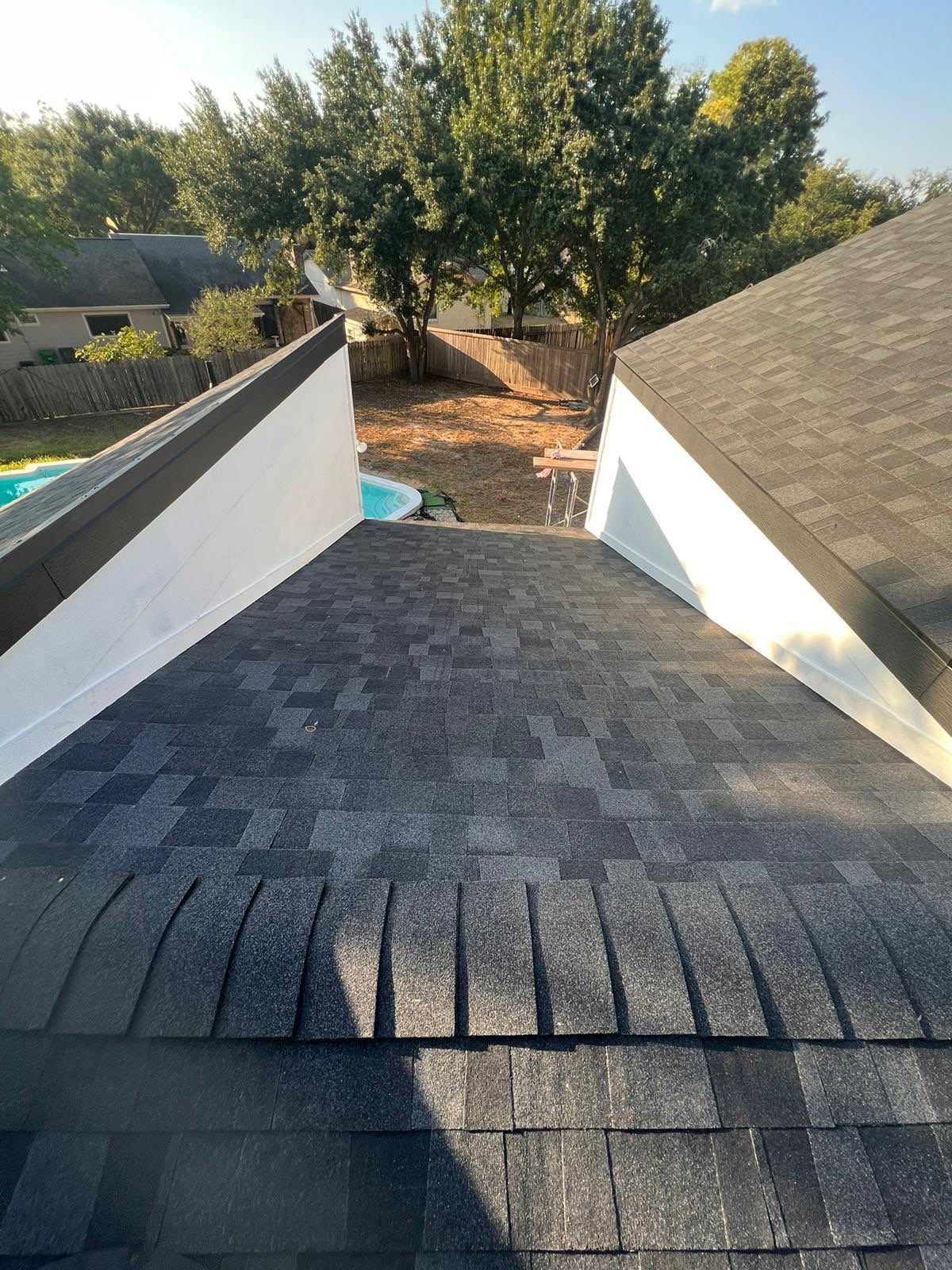 Customer approved through HOAIC to replace roof, paint trim, and repair window damage. by Roof Repair Services LLC