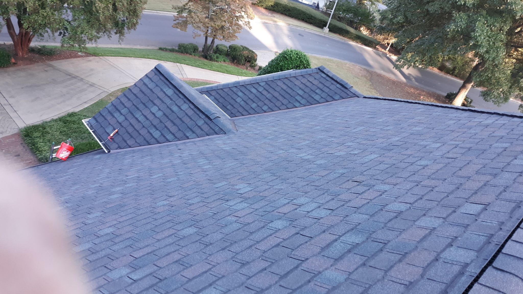 Residential Designer Roofing Installation with custom accent Copper Valleys. Calhoun GA by Georgia Roof Advisors