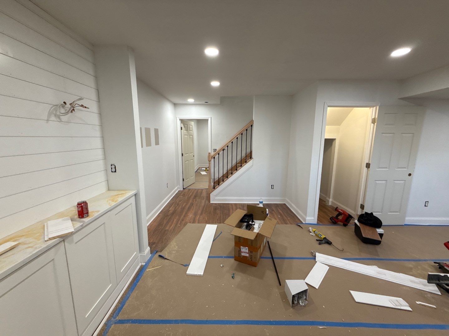 Full Basement Remodel in Sparks Glencoe by Bec Construction Llc