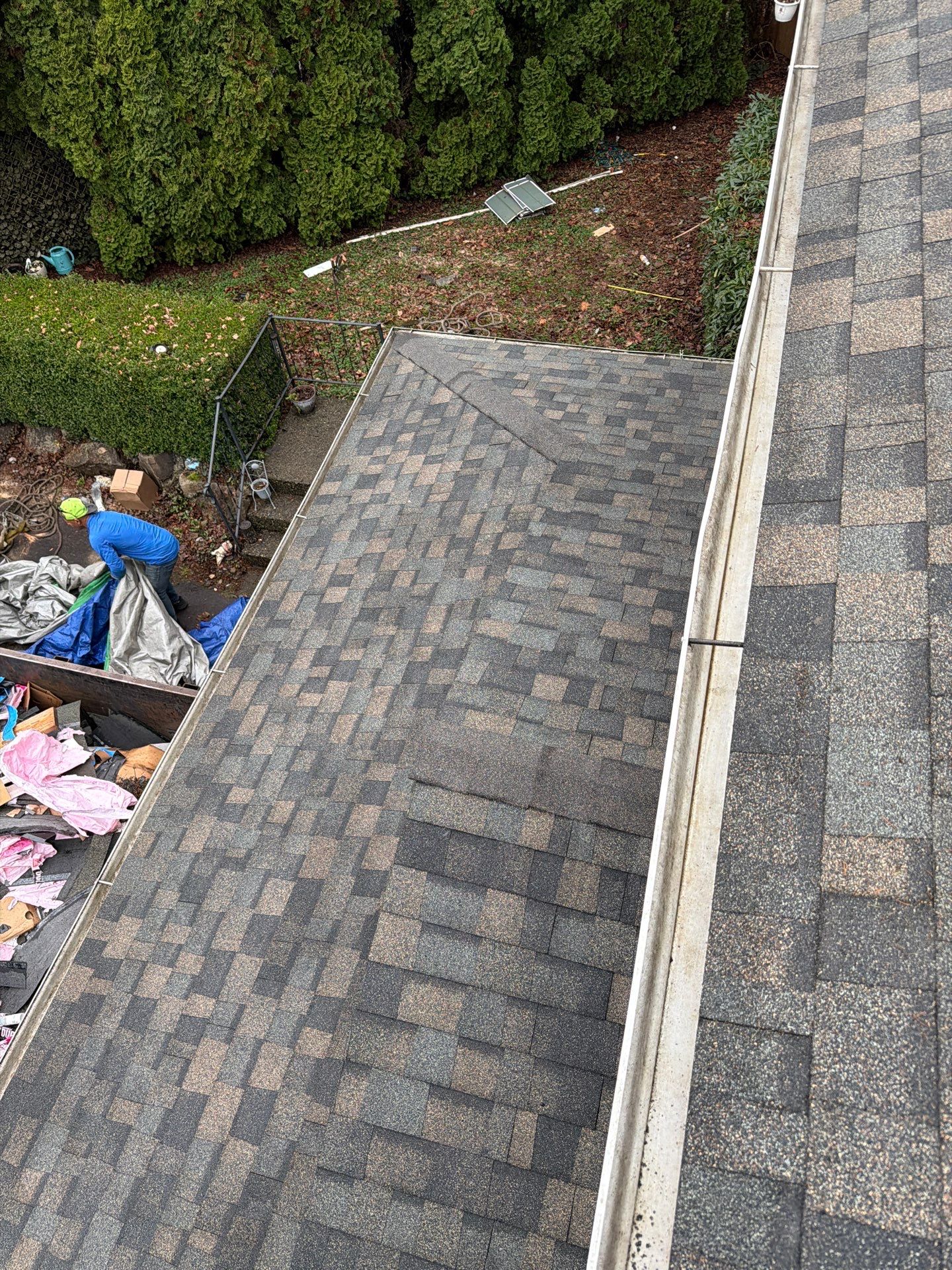 Residential Roofing Installation using GAF UHDZ Shingles by Roofing Formula LLC