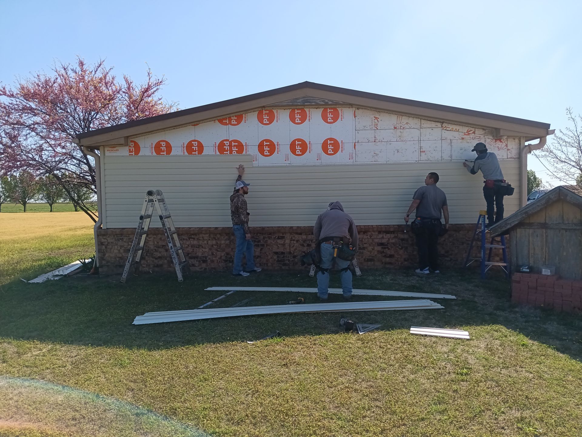 Siding Project in Yukon by Z Construction & Roofing, LLC
