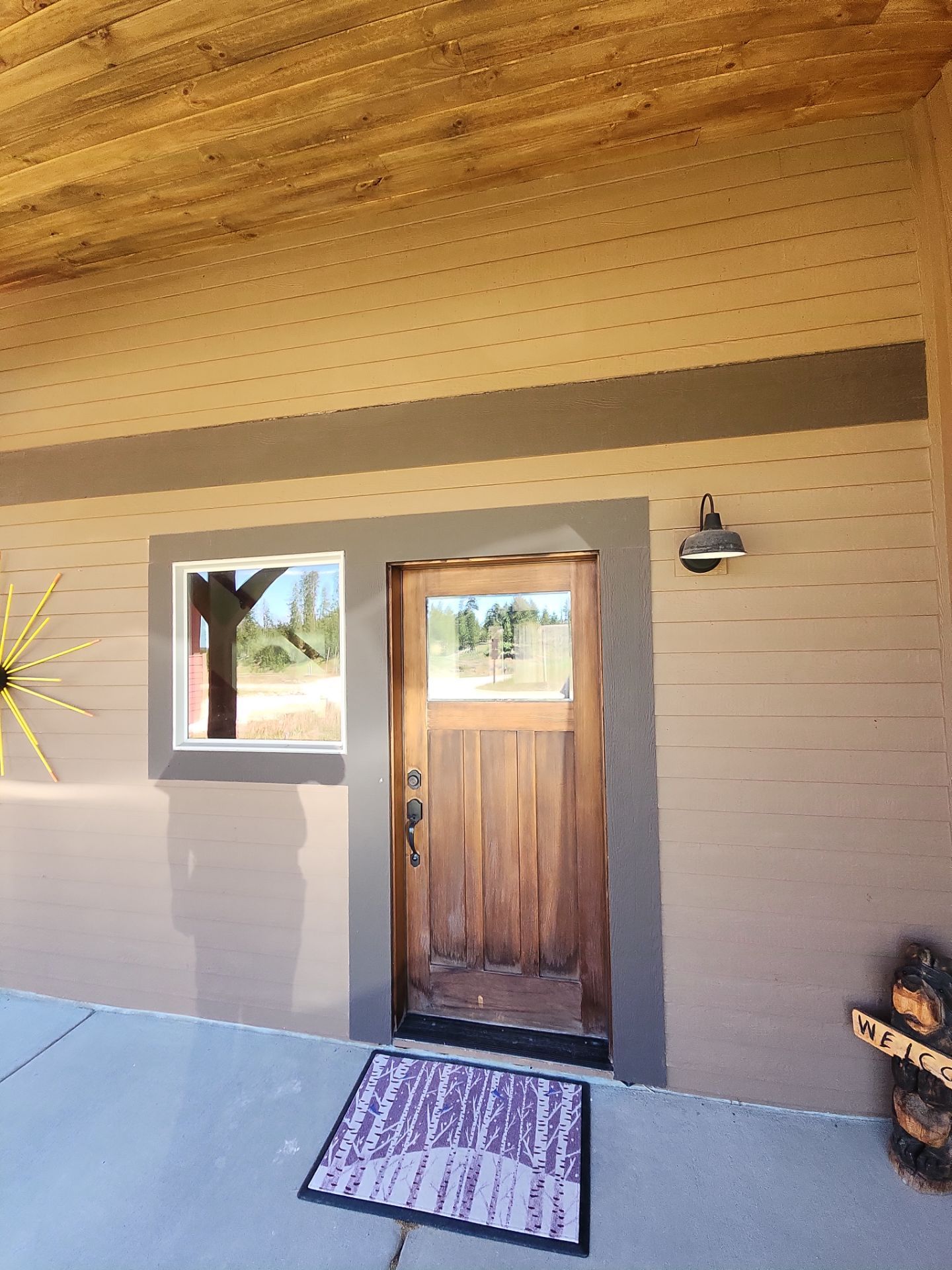 Exterior Painting Using Stain by Wheatley Creek Services
