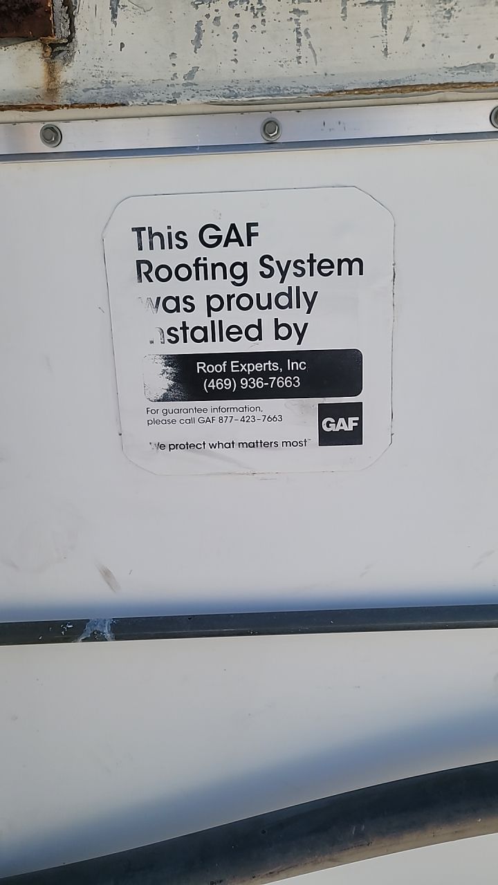Commercial Roof Replacement using GAF Everguard TPO by Roof Experts