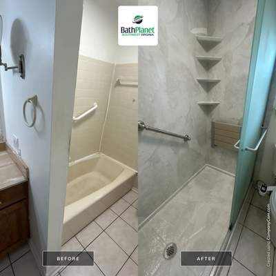 Tub to Shower