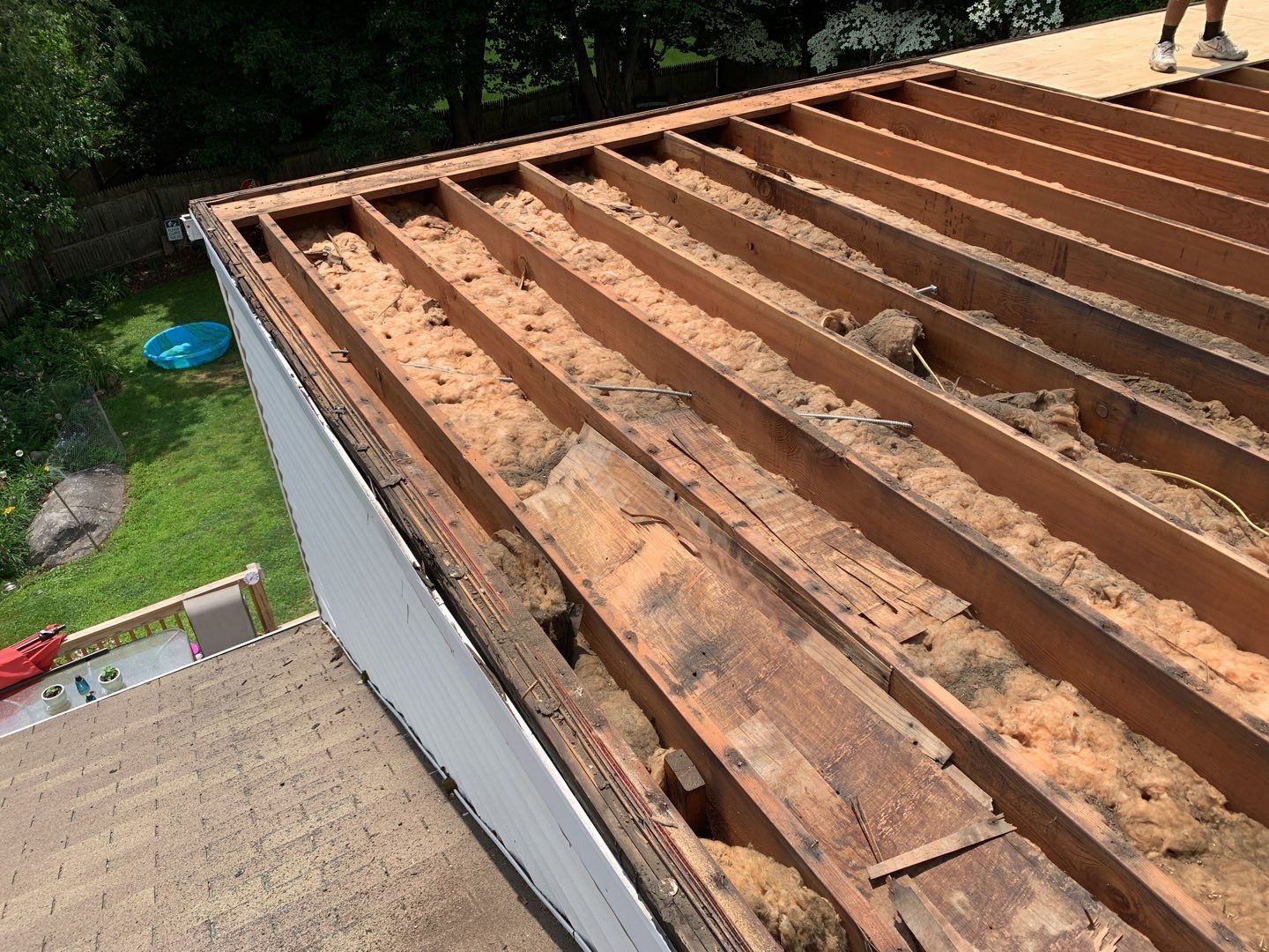 Residential Roofing Installation using Owens Corning Duration Driftwood by A Plus Exterior