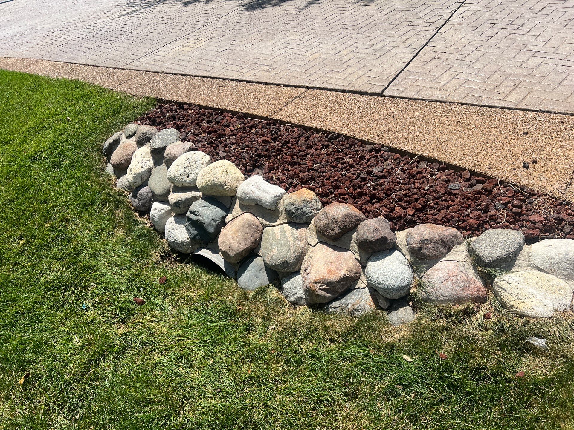 Rust removal by Northern Power Washing LLC.