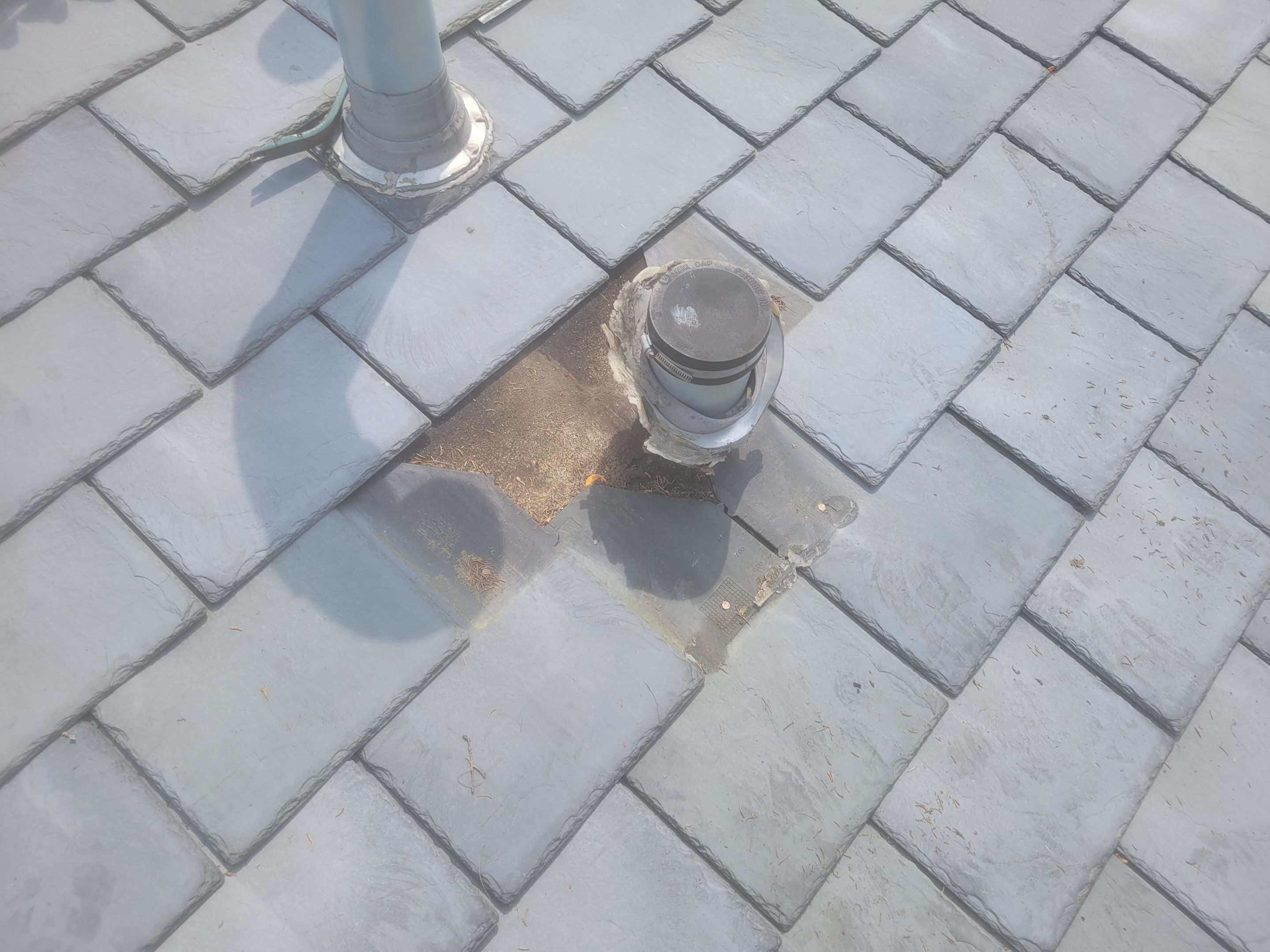 Roof Repair using Eco Star Slate tile by The B.A.R Roofing