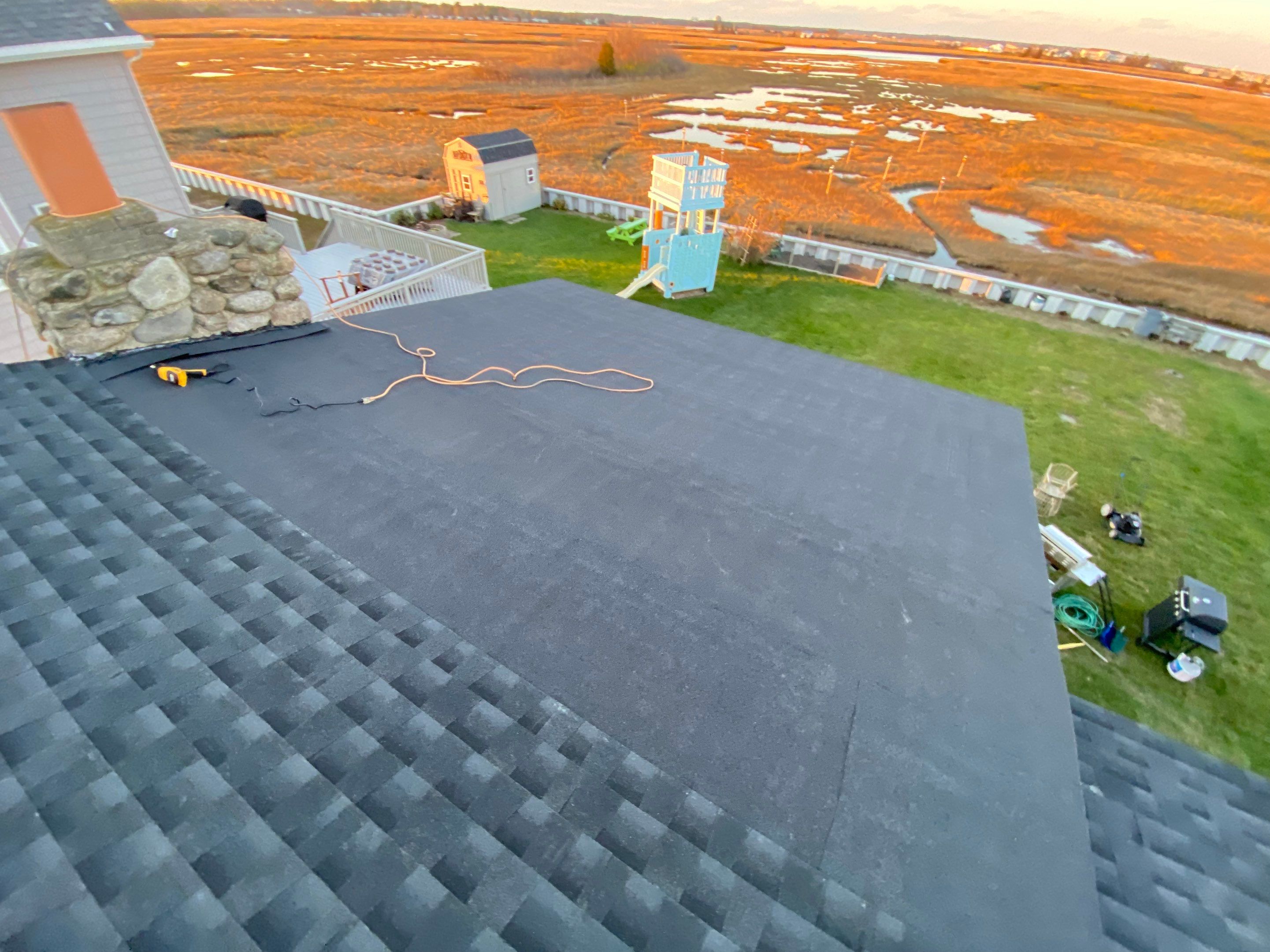 Residential Roofing Installation using GAF Timberline HDZ by Sensible Home Solutions