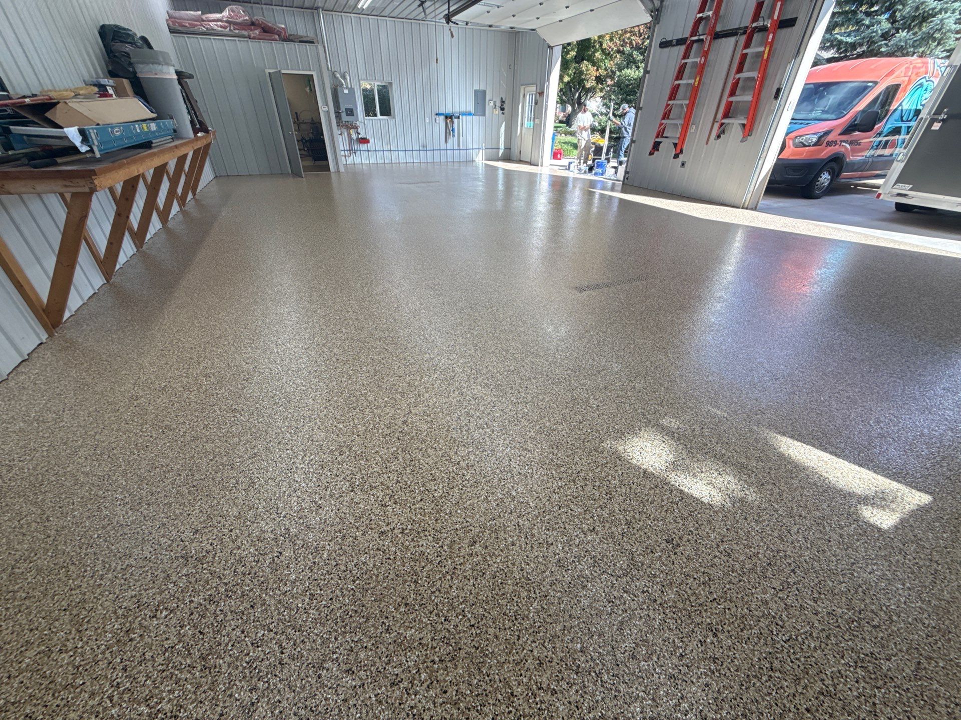 Project in Bay City by Wise Coatings of Central Michigan