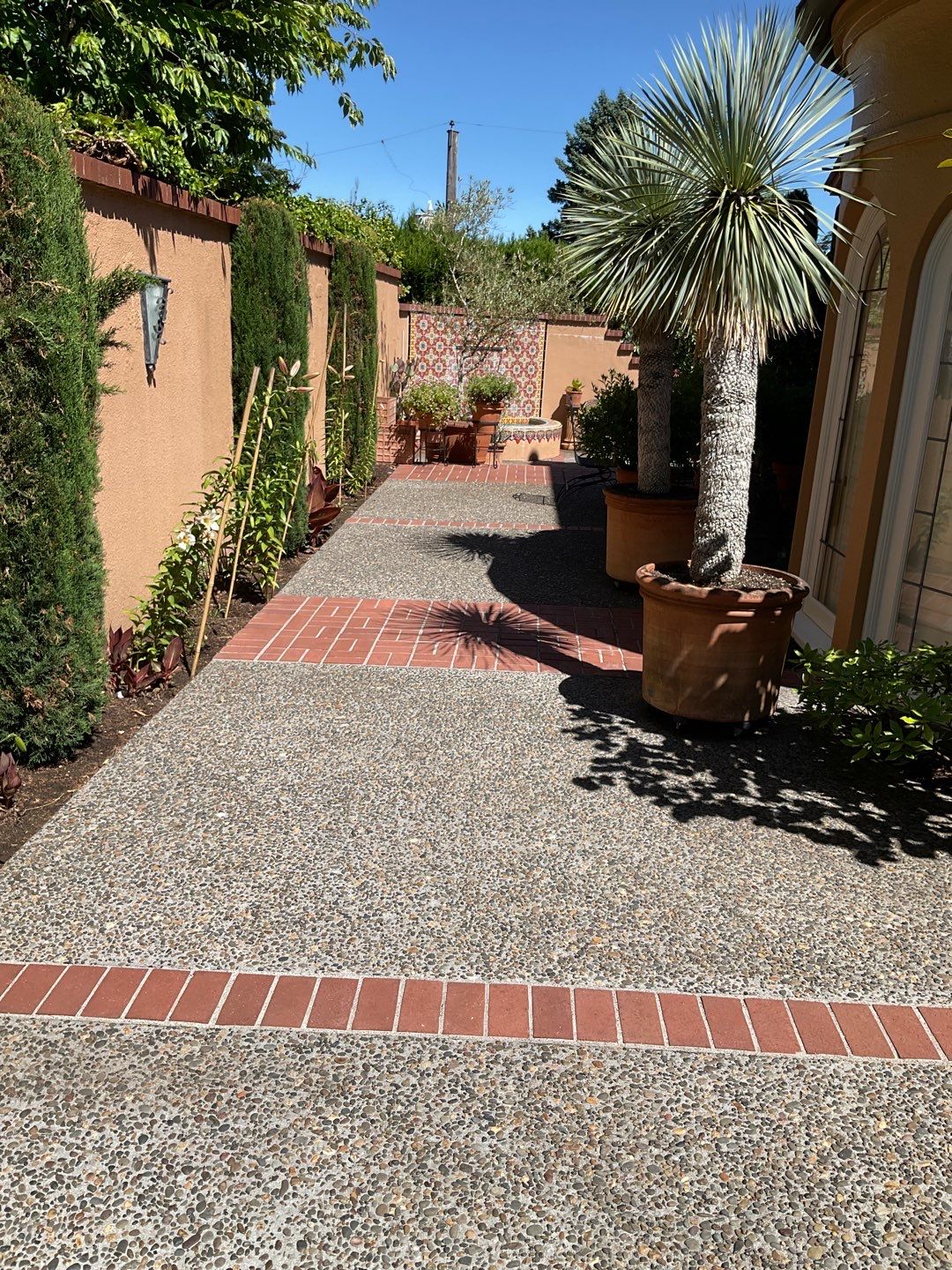 Flat work using Pressure washing no chemicals by Willamette Outdoor Wash LLC