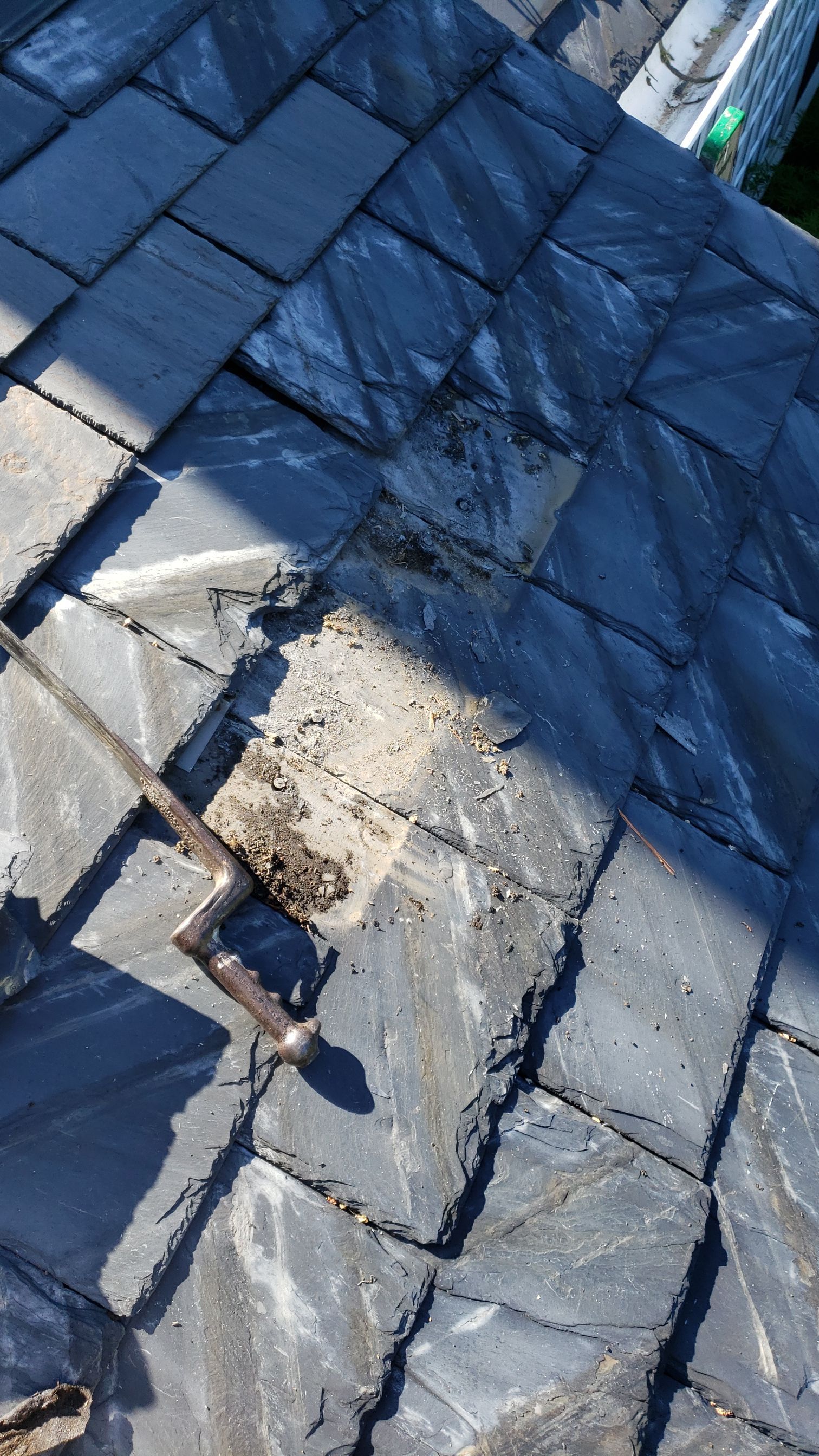 Slate repair in Guilford by Roof Right Inc