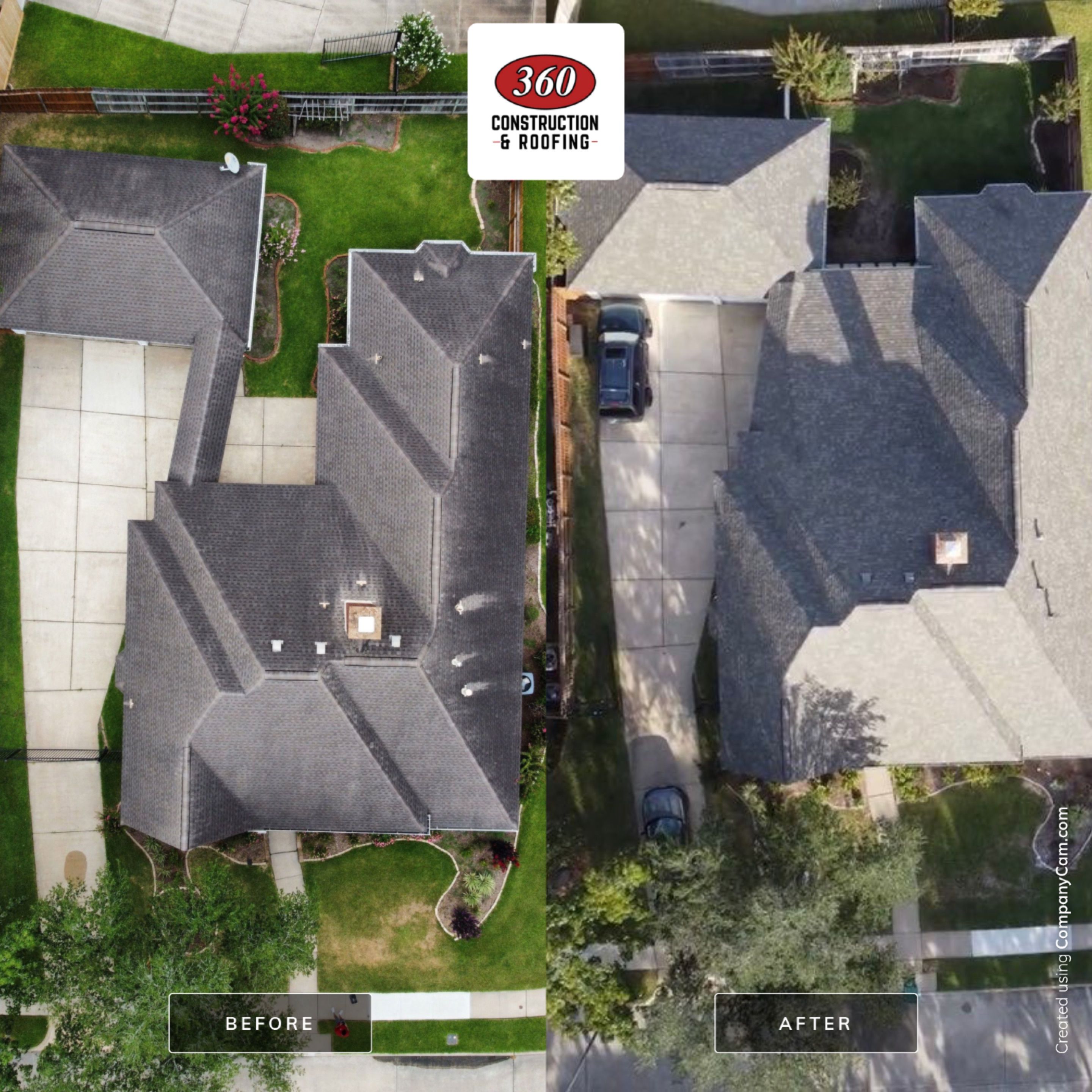 Roof Replacement/Patio Add-On - Guy by 360 Construction & Roofing