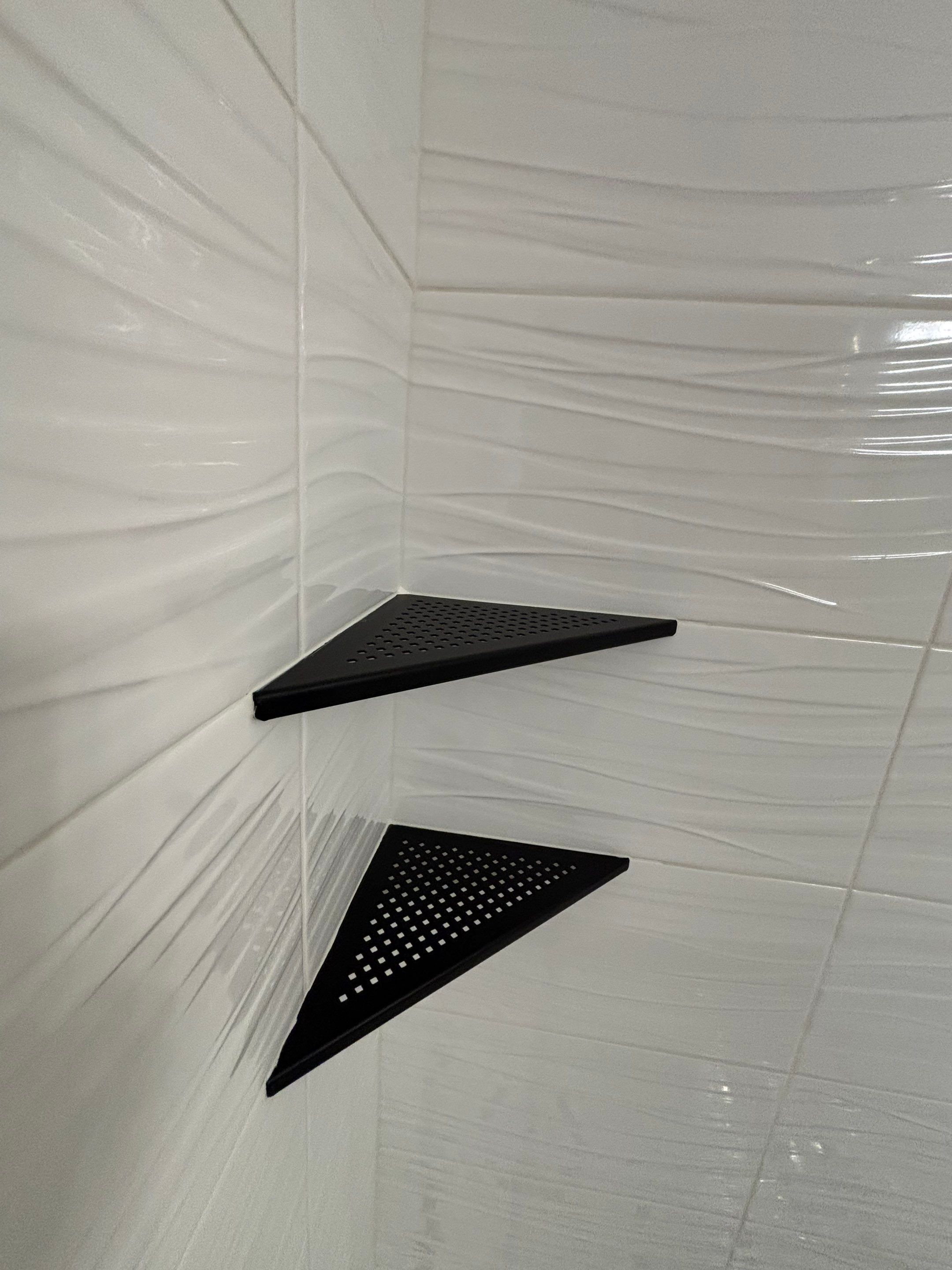 Tub to walk-in shower conversion using Glass door by Prudencio