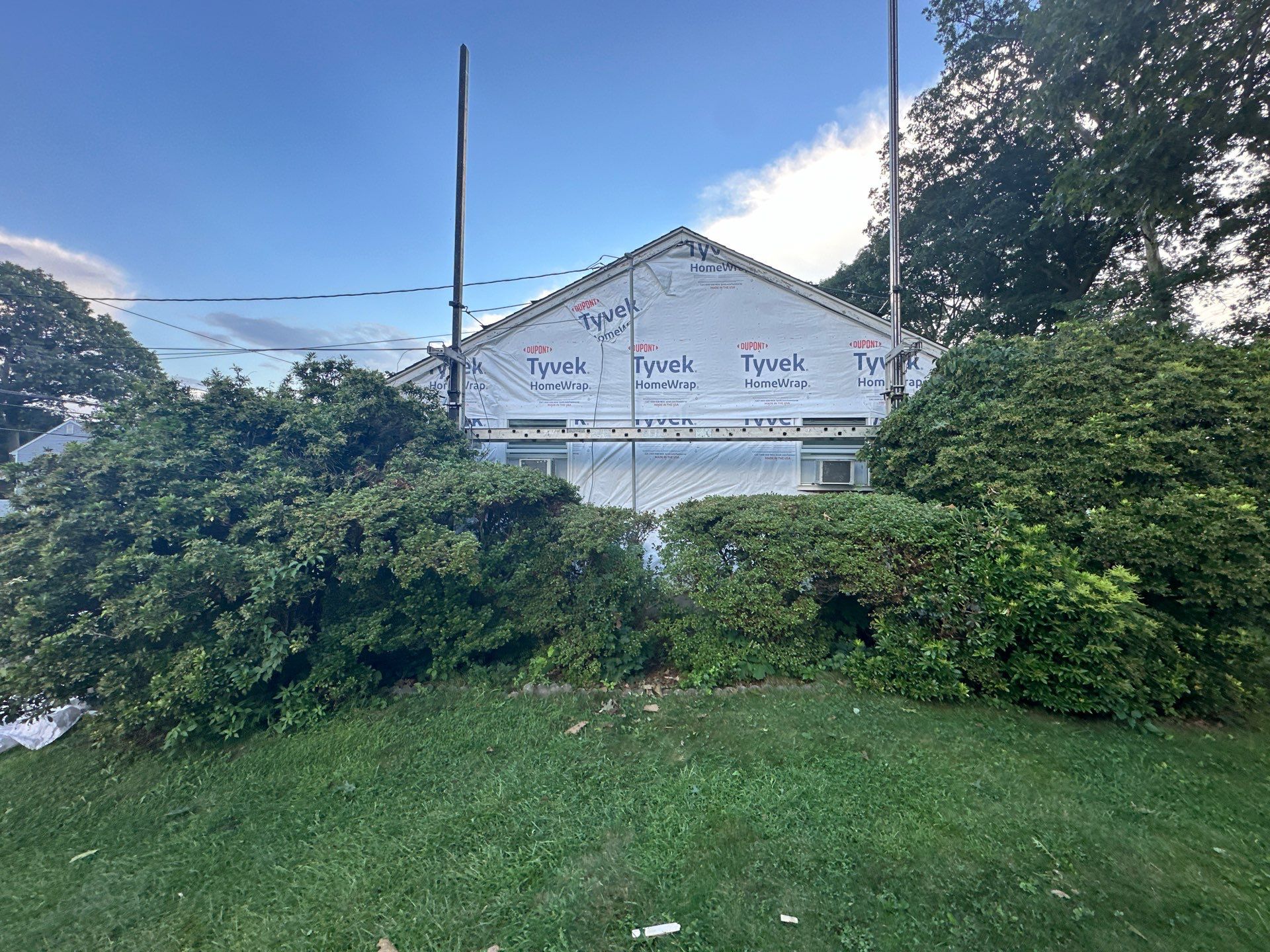 Siding Installation using CertainTeed Monogram Vinyl Siding - D4 - Granite Gray by A Plus Exterior