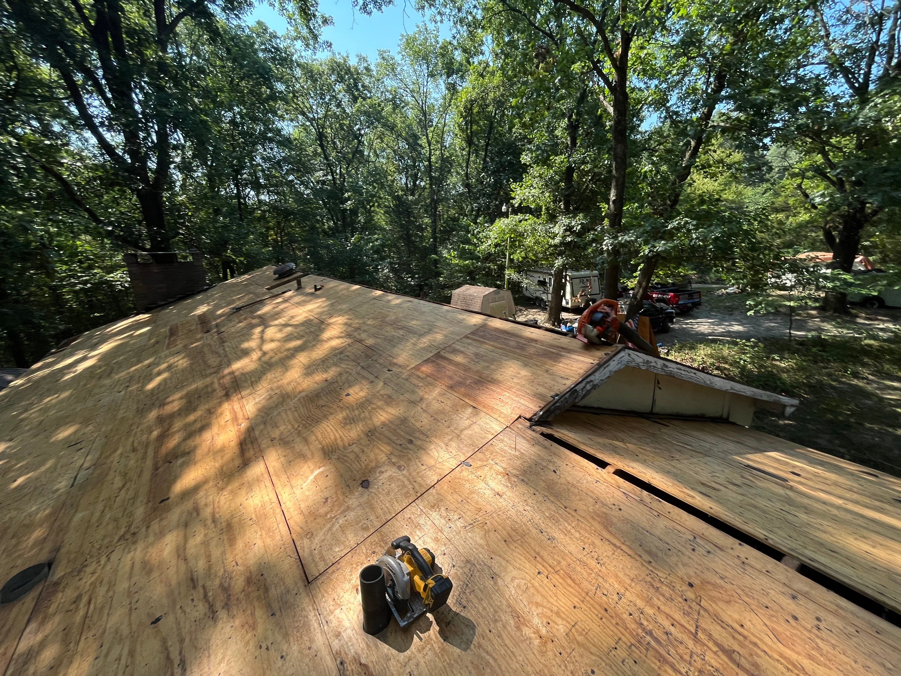 Residential Metal Roof Replacement using Reed's Metals: 29 GA. Colored Residential Panel by Hostetler Roofing