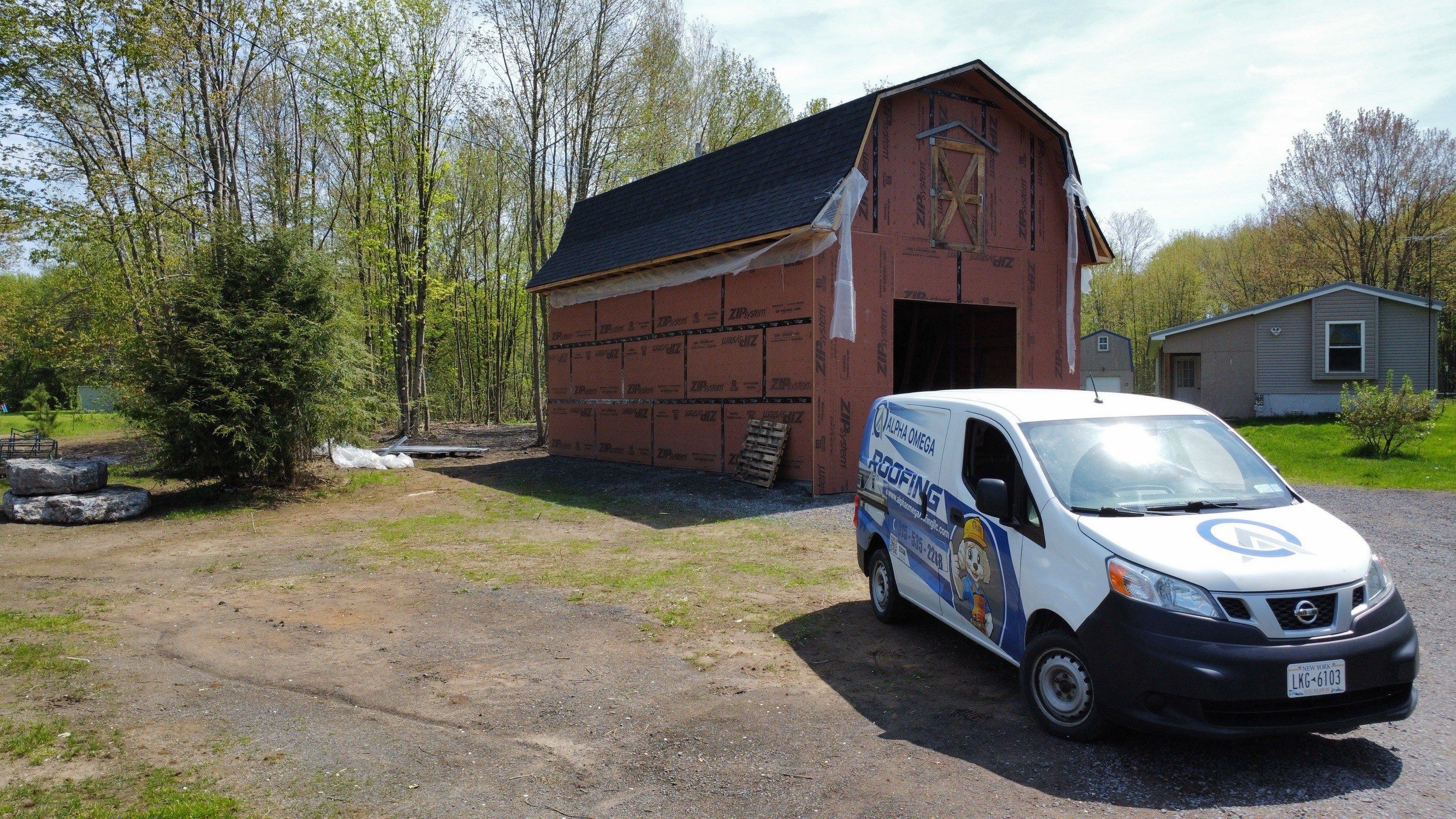 🏠 New Shed Installed in Parish, NY 🛠️ by Alpha Omega Roofing LLC
