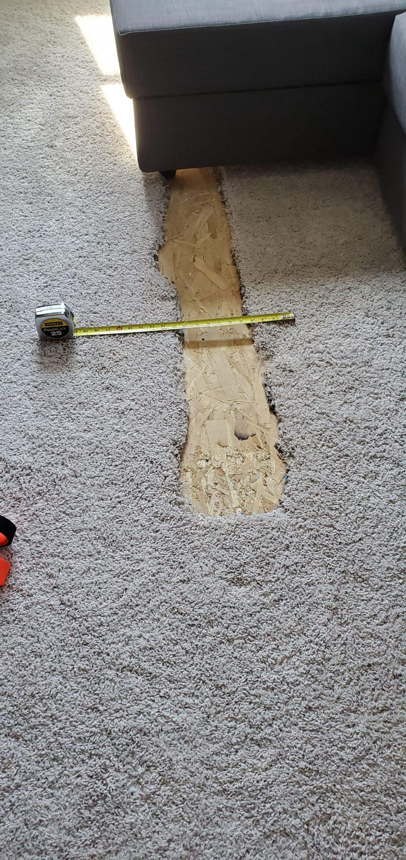 Carpet Repair in the Middle of a Loft by Ardent Carpet Restore LLC