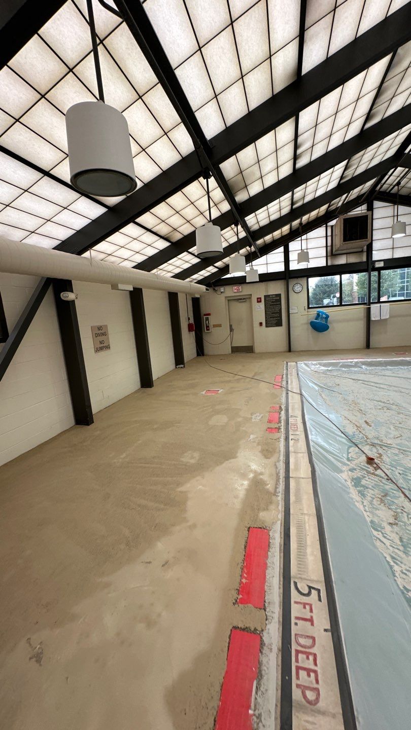 Hotel Pool Deck Project in Cranberry Township by Floors in a Day, Inc