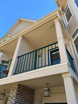 Exterior Door and Railing Finishing