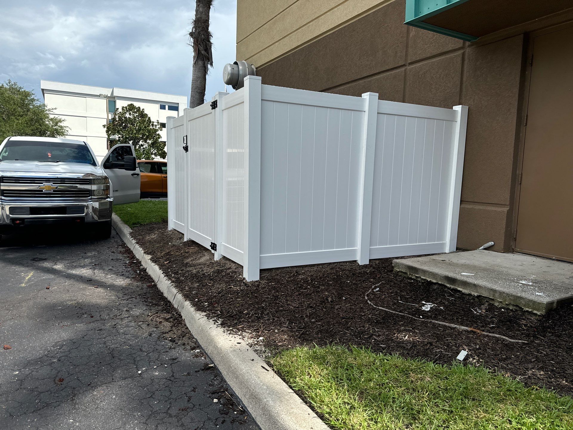 Vinyl Privacy Fence using 6Ft White Vinyl Privacy Fence by Asap fence and gates, LLC