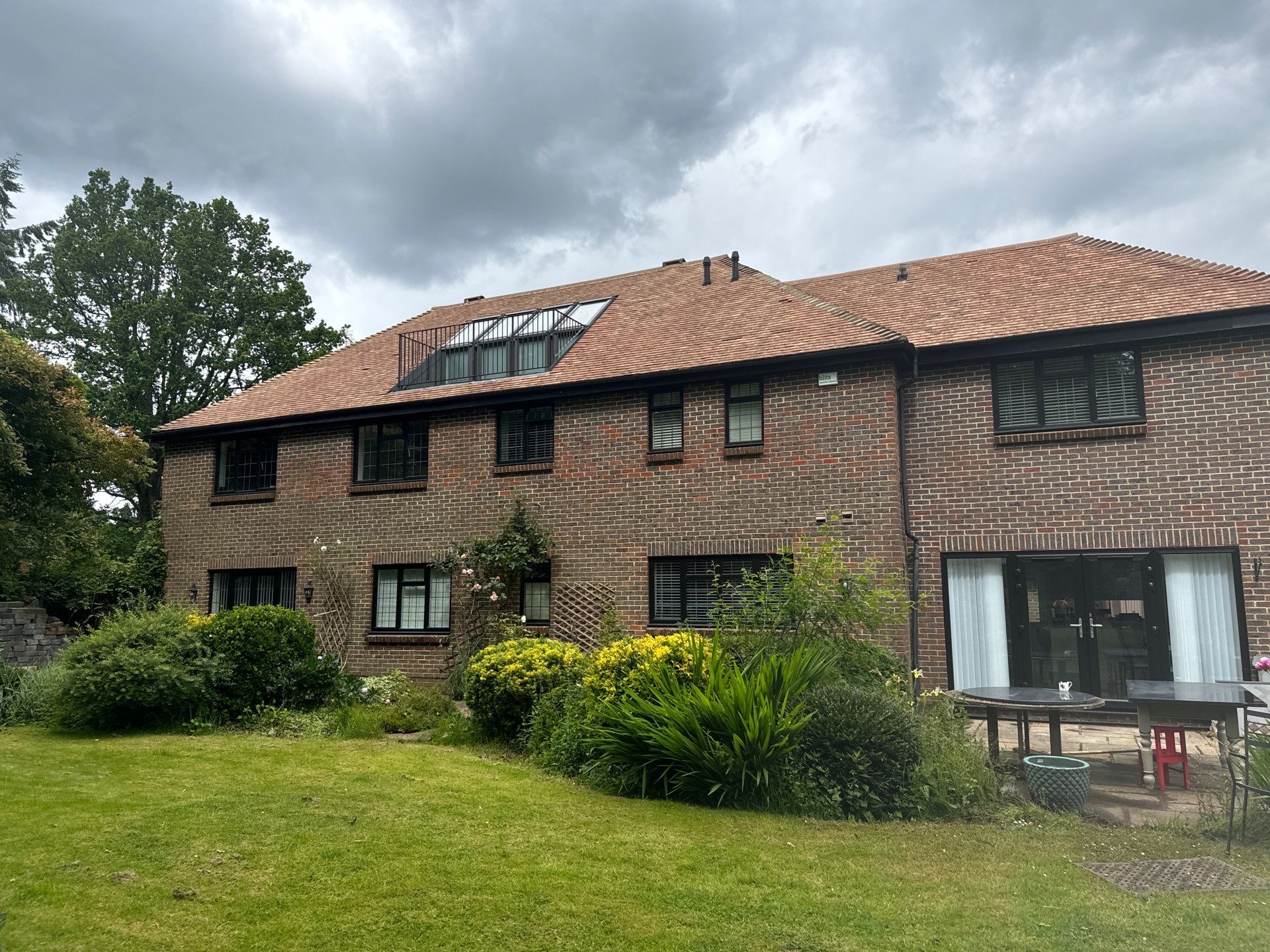 Roof Clean and Biocide Treatment using Honda 15lpm Low Pressure Washing Machine by Ges Exterior Cleaning ltd