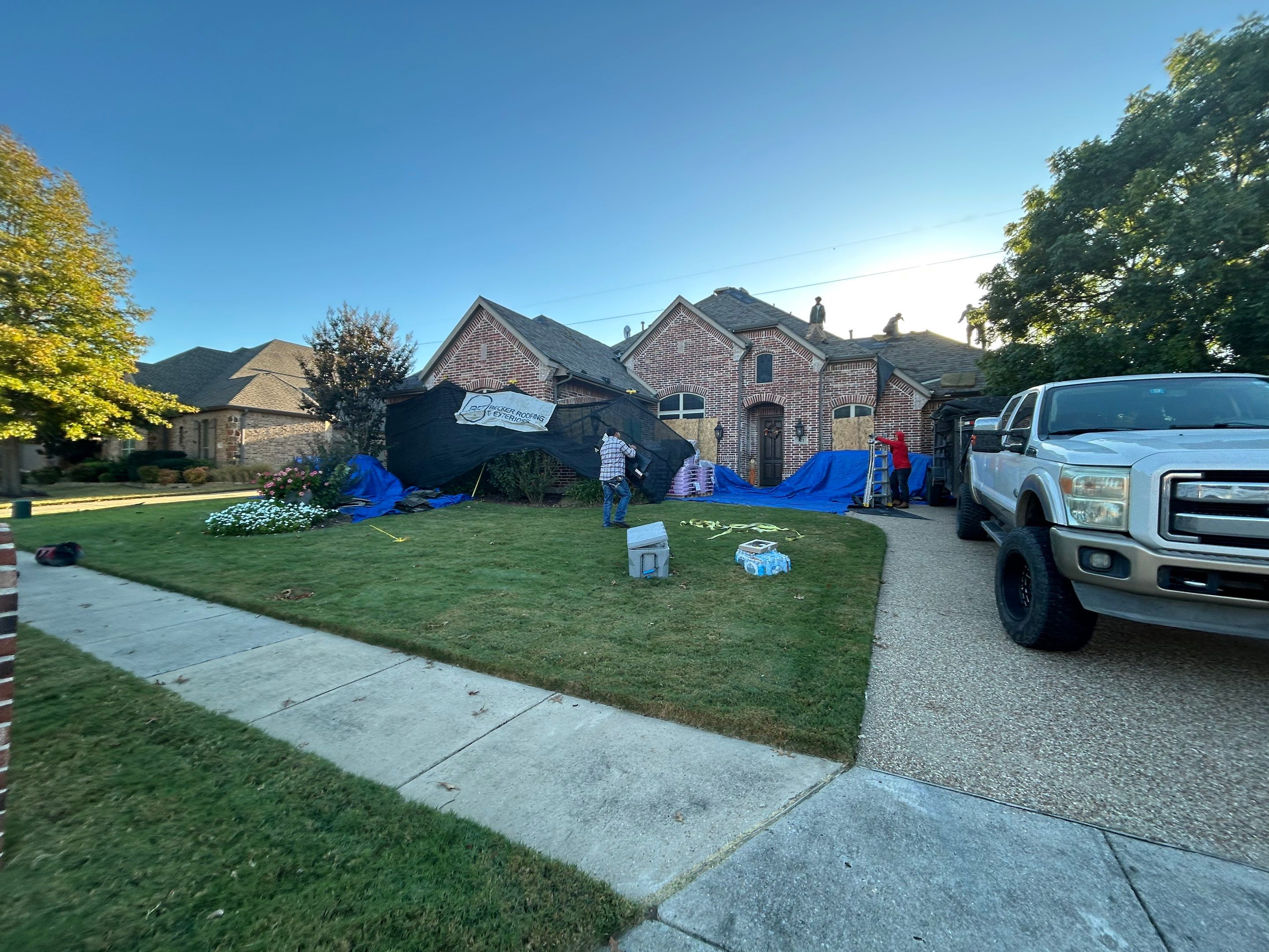 Prosper Texas Residential Roof Replacement by Becker Roofing and Exteriors