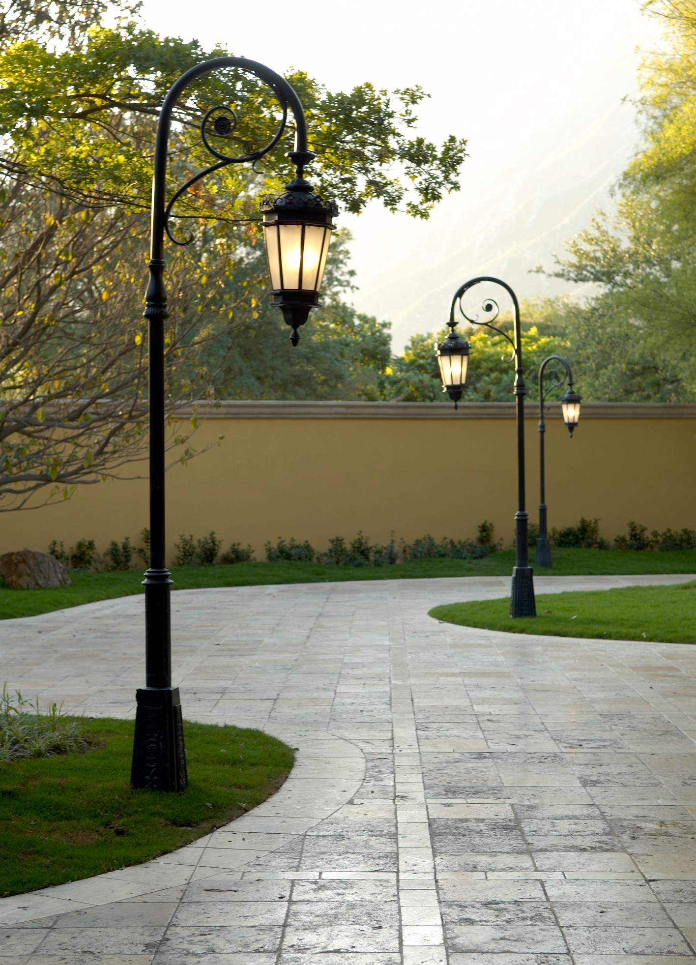 Comprehensive Exterior Lighting and Lantern Installation for Monterrey Estate by Solara Custom Living