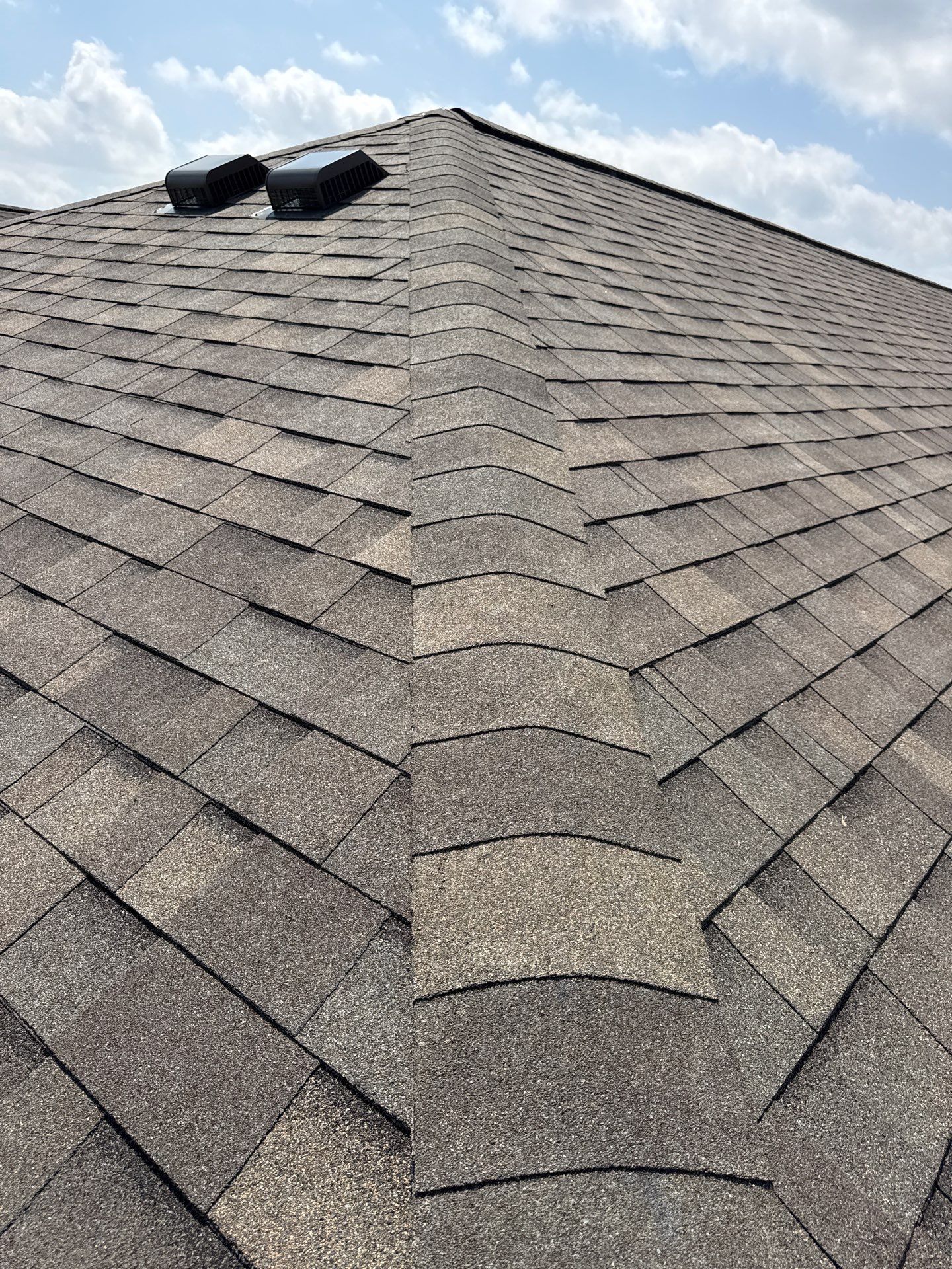 Residential Roof Replacement using Malarkey - Vista AR - Weathered Wood Plus by Action Exteriors Austin