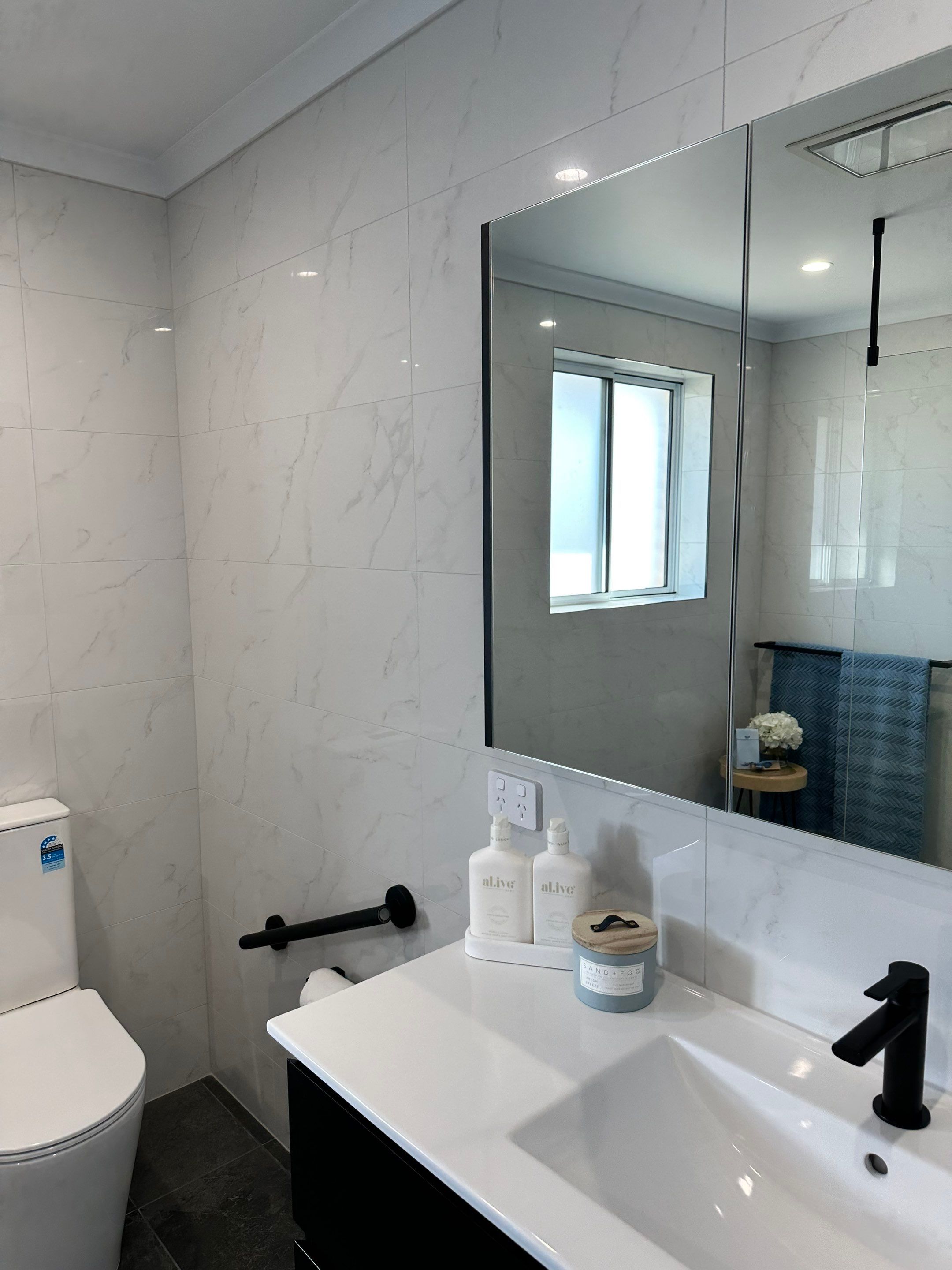 Separate Bathroom & Toilet Converted Into One Room by Re-seal Bathrooms