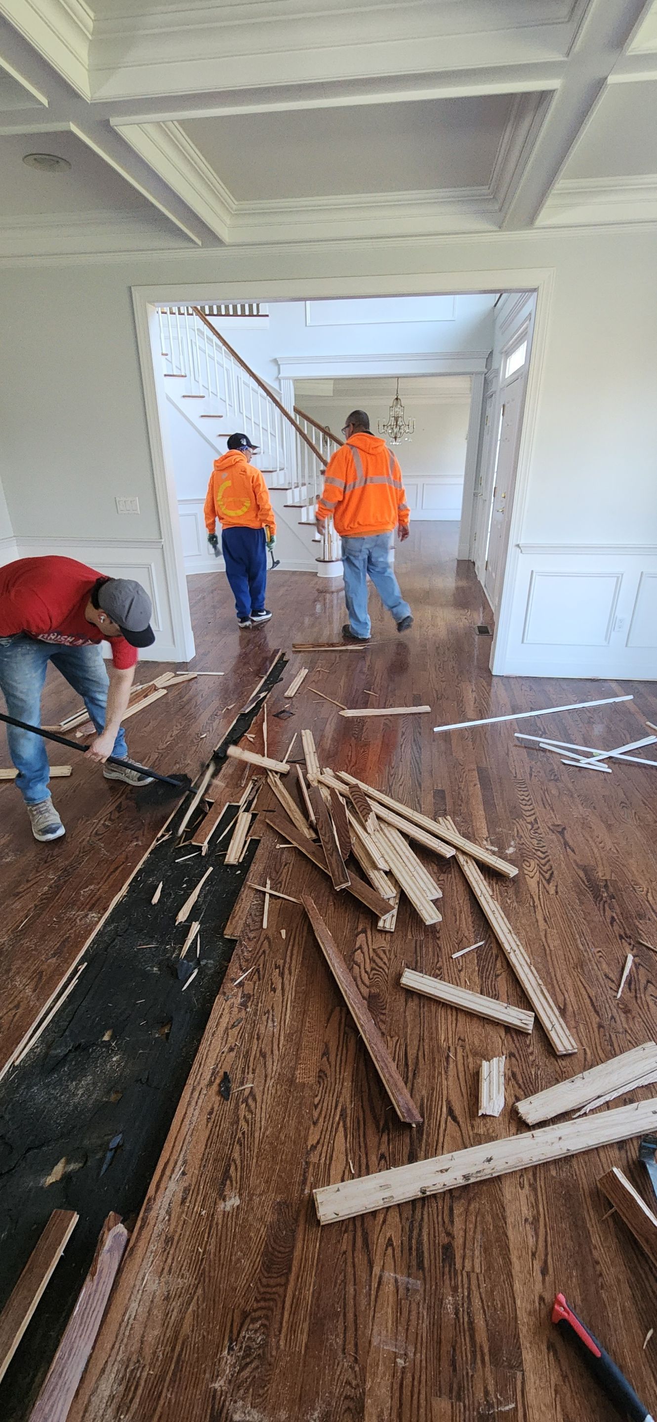 Large Format Tile Installation by Footprints Floors Morristown